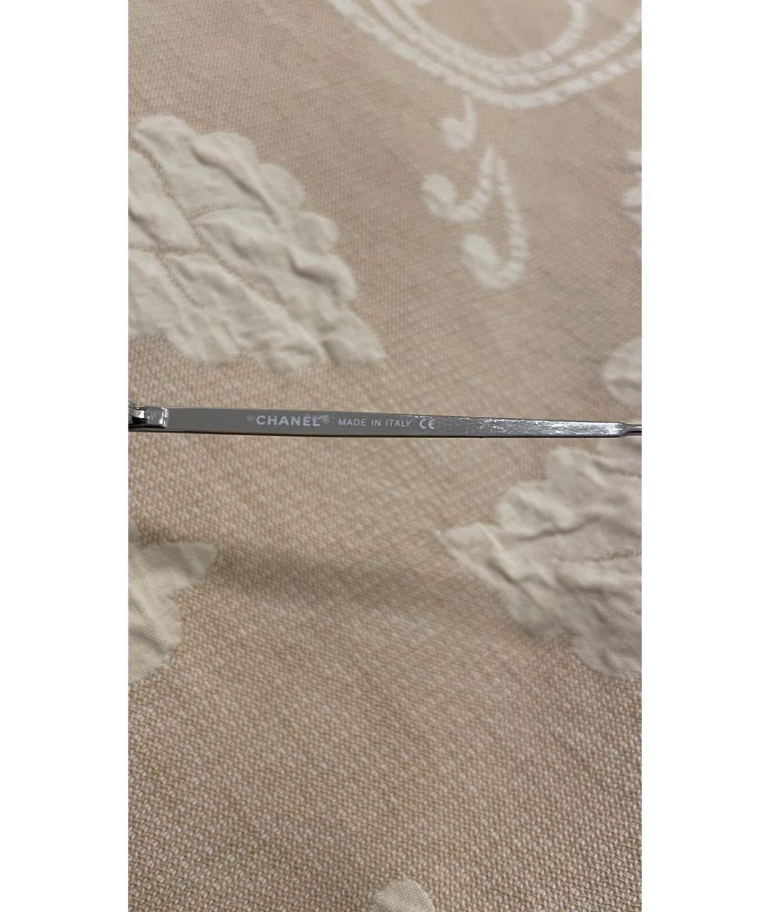 CHANEL Металлические солнцезащитные очки, фото 7