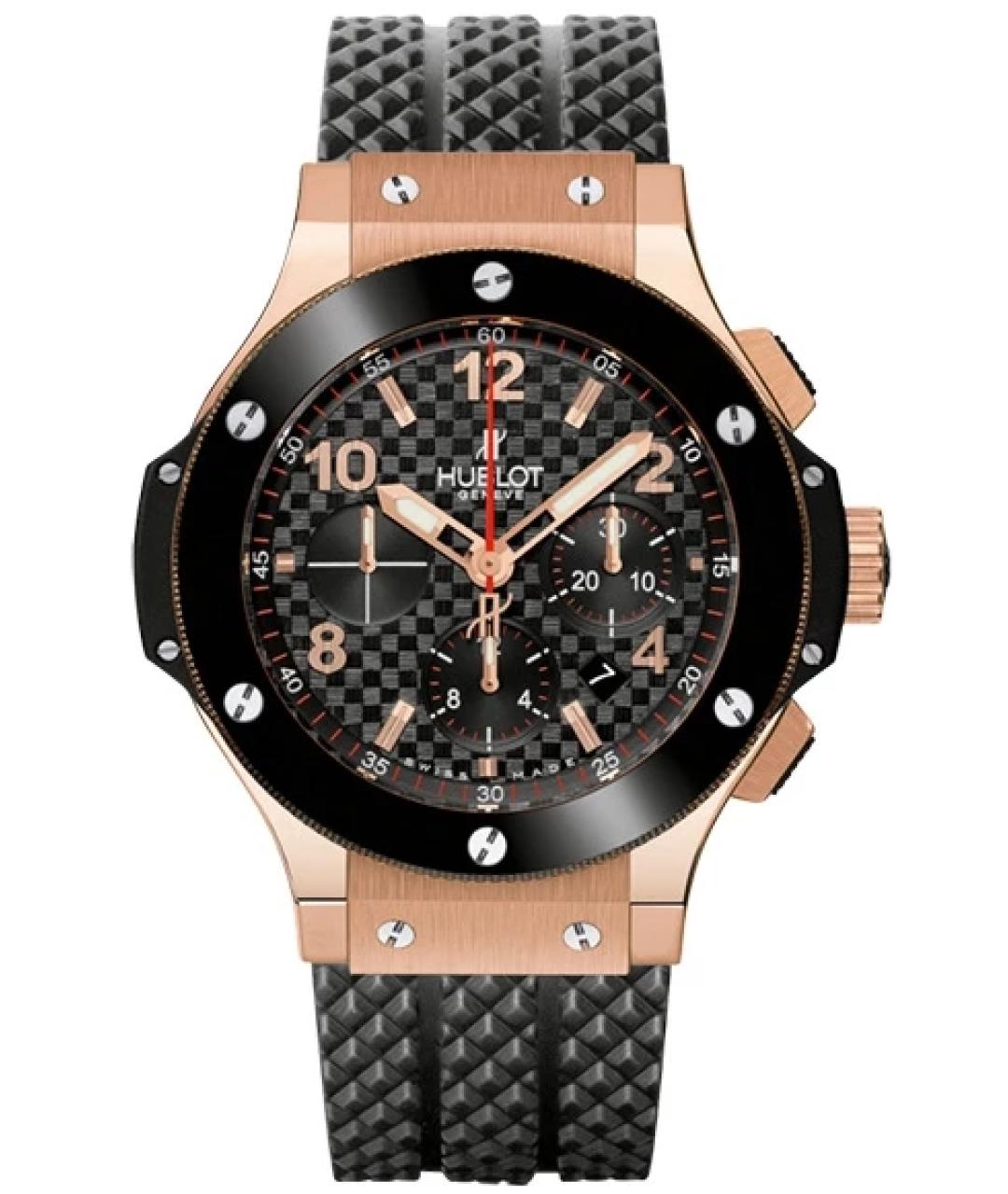 HUBLOT Черные часы из розового золота, фото 1