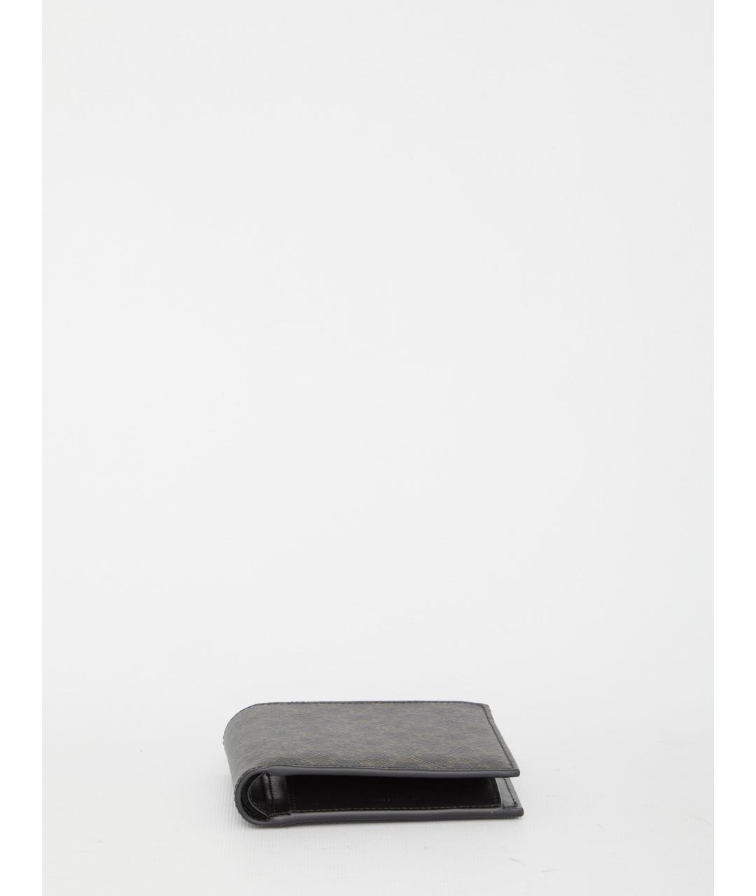 CELINE Черный кожаный кошелек, фото 3