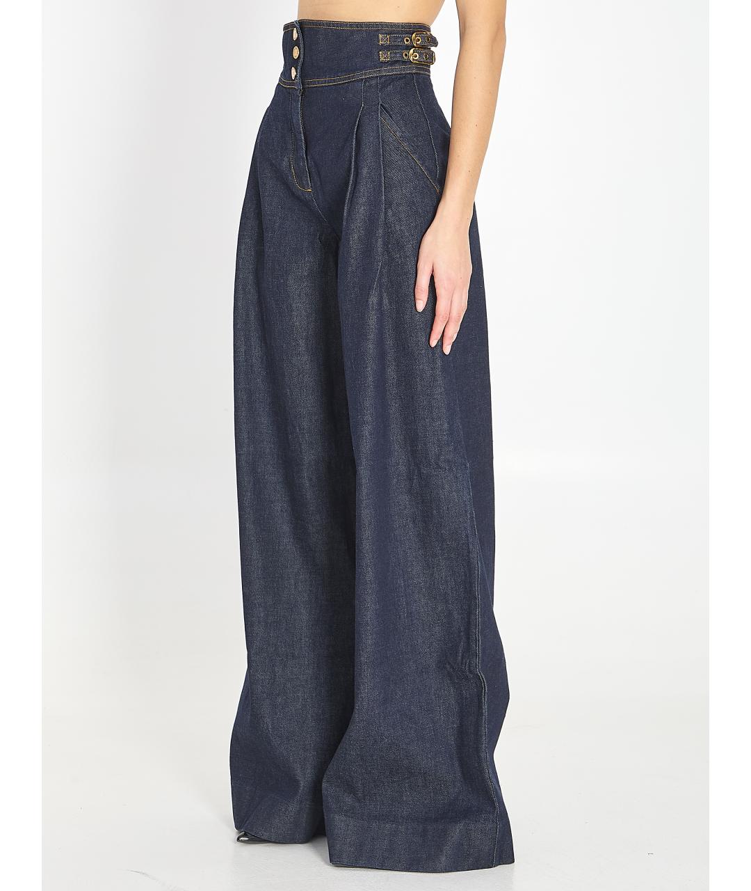 ZIMMERMANN Синие хлопковые джинсы клеш, фото 2