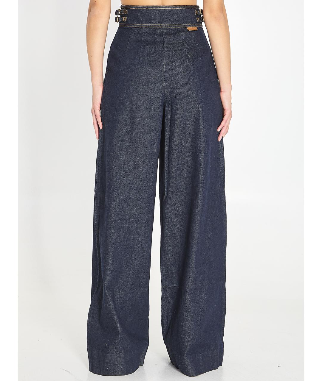 ZIMMERMANN Синие хлопковые джинсы клеш, фото 4