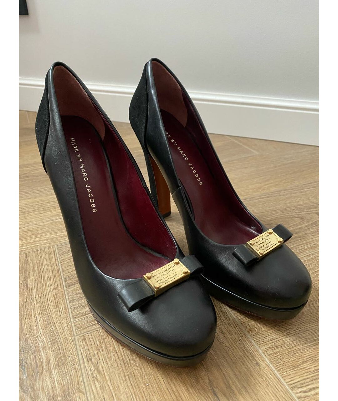 MARC BY MARC JACOBS Черные кожаные туфли, фото 5