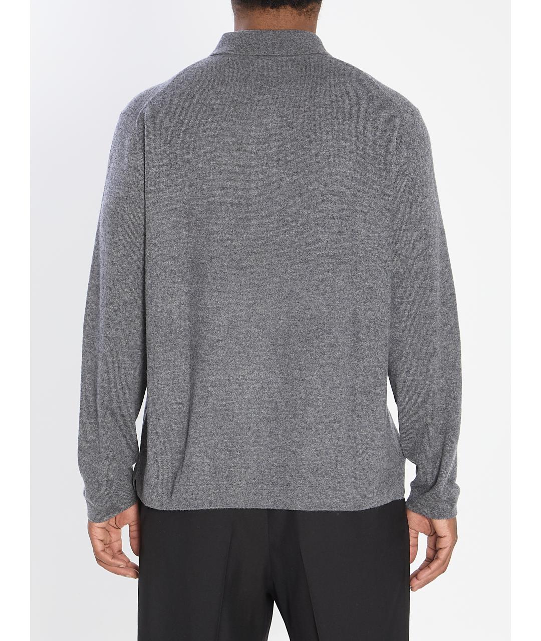 LISA YANG Серый кашемировый джемпер / свитер, фото 4