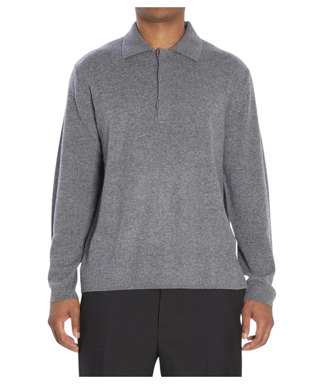 LISA YANG Серый кашемировый джемпер / свитер, фото 1