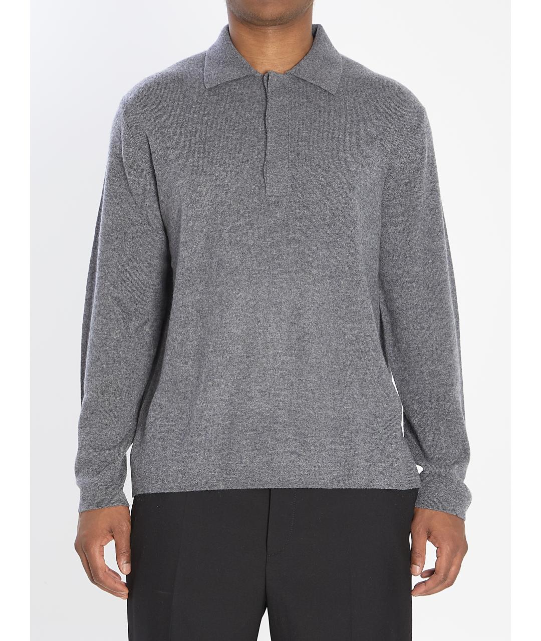 LISA YANG Серый кашемировый джемпер / свитер, фото 5