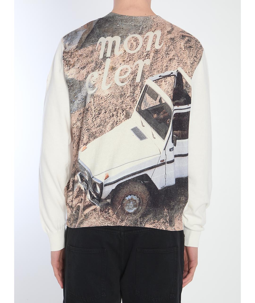 MONCLER Мульти хлопковый джемпер / свитер, фото 4