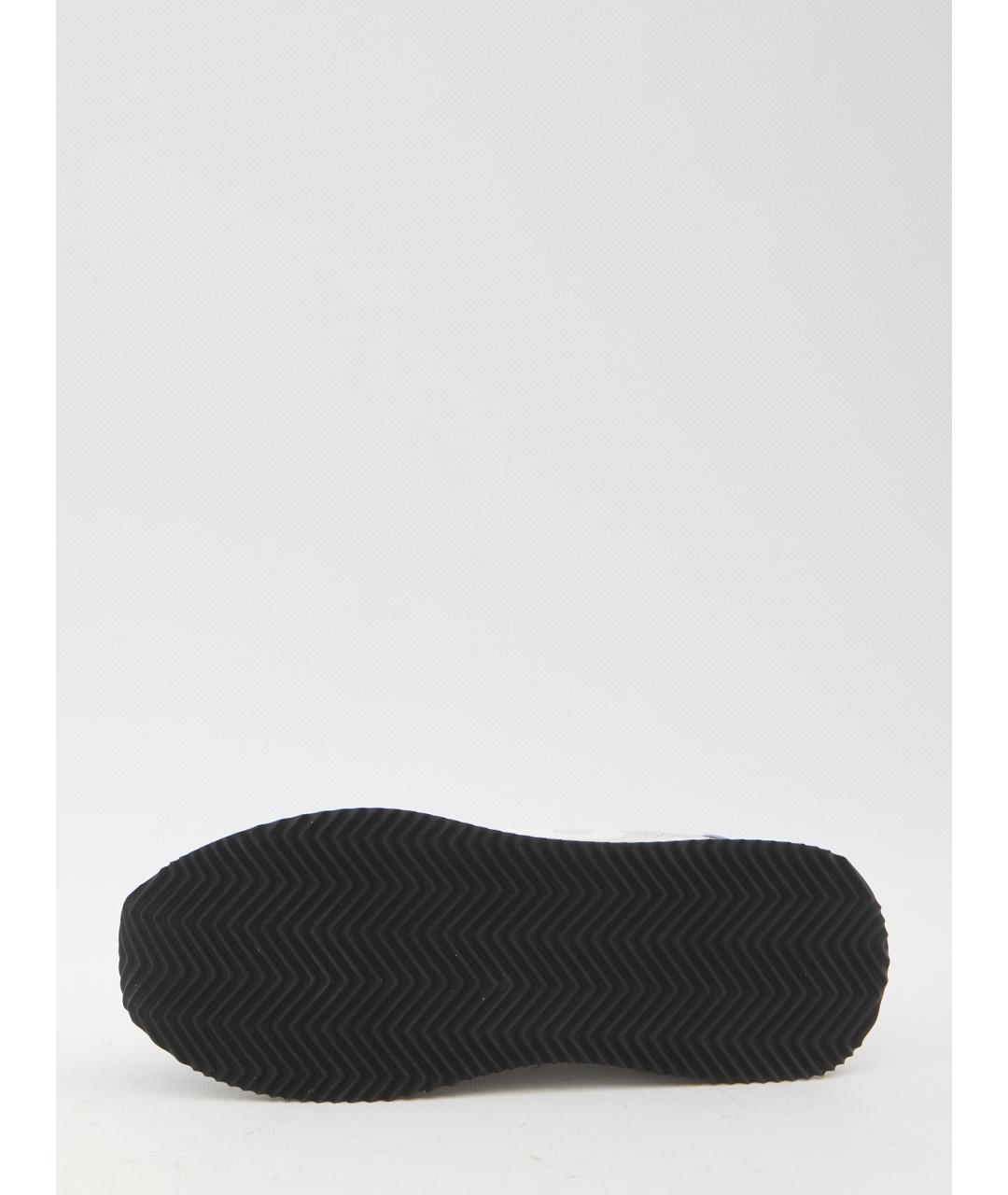 DOLCE&GABBANA Серые кожаные низкие кроссовки / кеды, фото 4