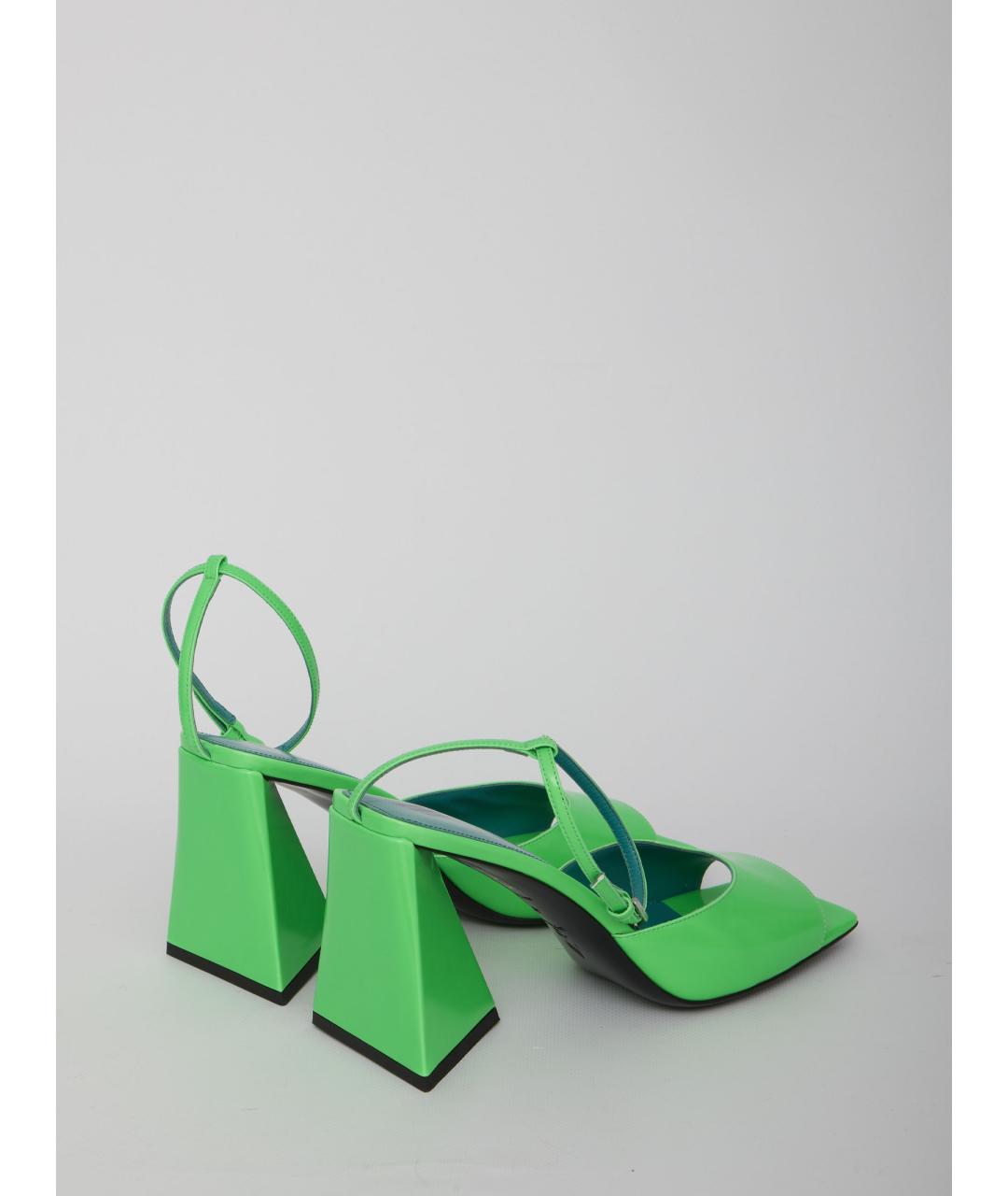 THE ATTICO Зеленые босоножки, фото 2