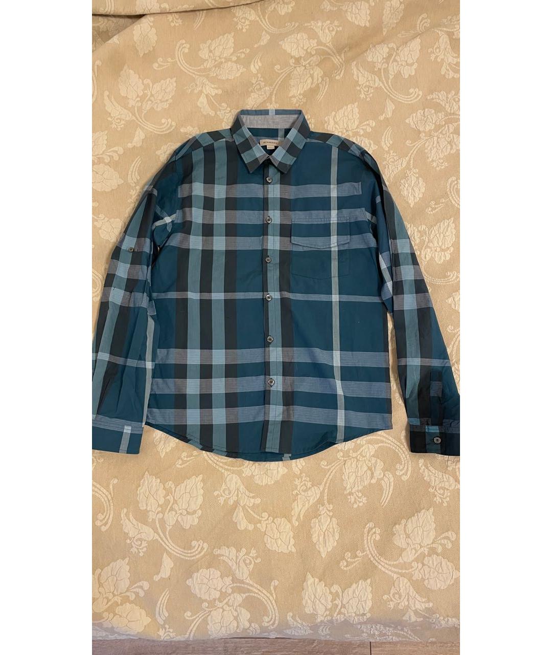 BURBERRY KIDS Мульти хлопковая детская рубашка, фото 6