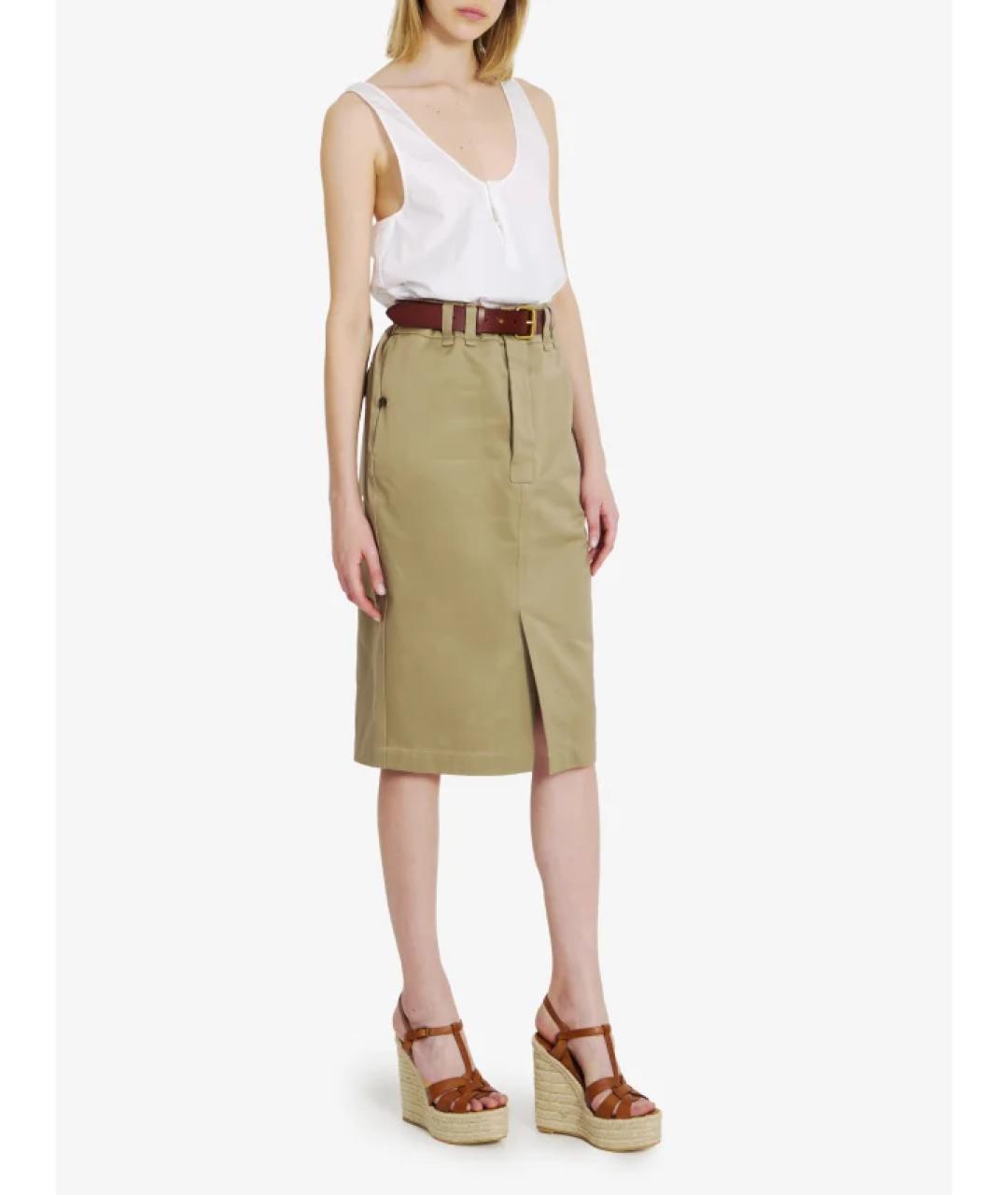 SAINT LAURENT Белая шелковая майка, фото 3