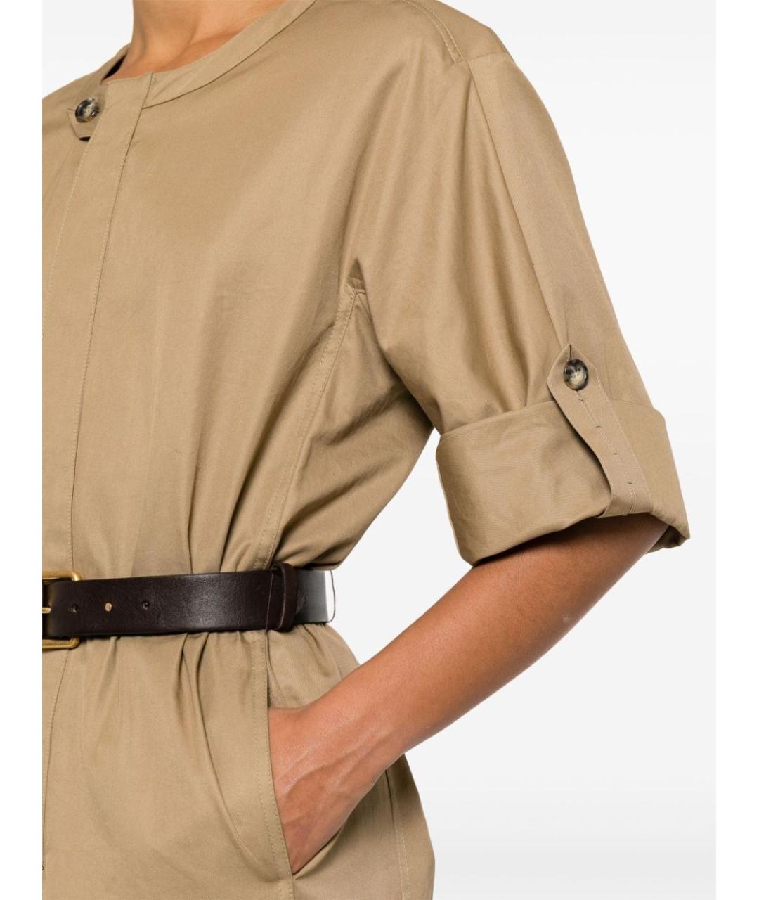 SAINT LAURENT Бежевое повседневное платье, фото 2