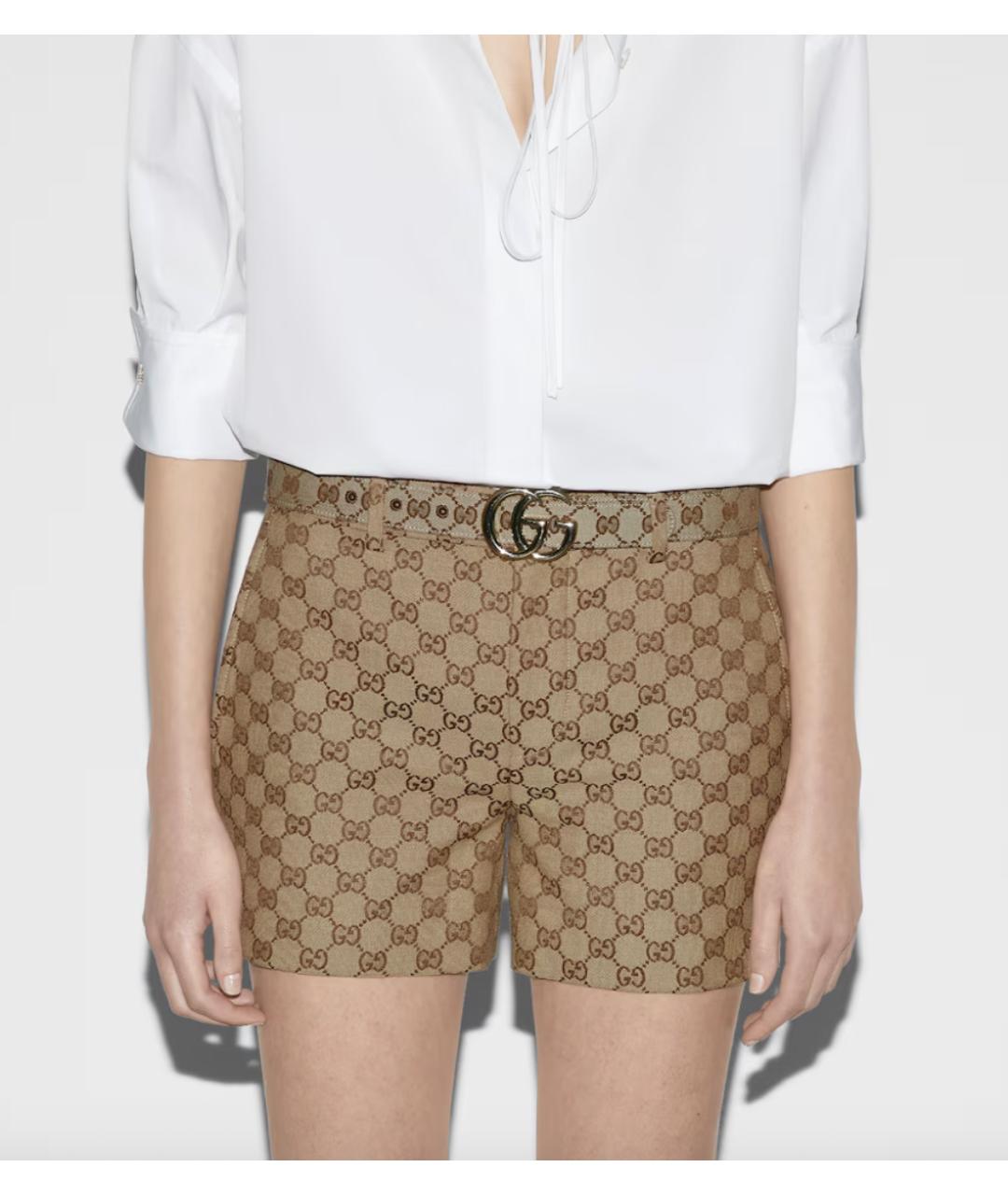 GUCCI Бежевый ремень, фото 3