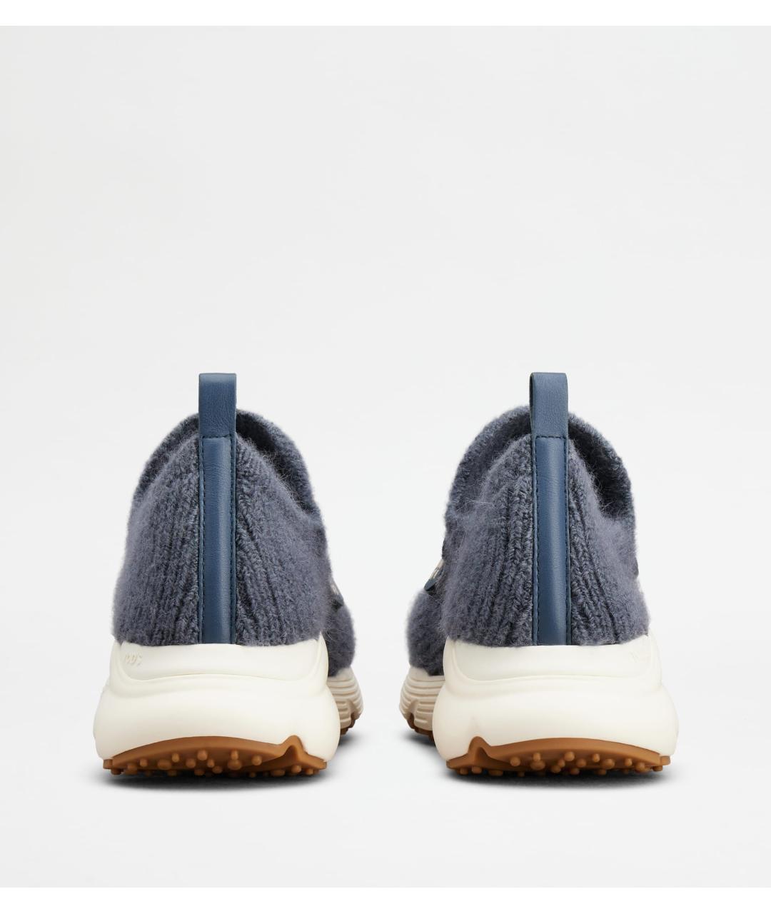 TOD'S Синие текстильные кроссовки, фото 4