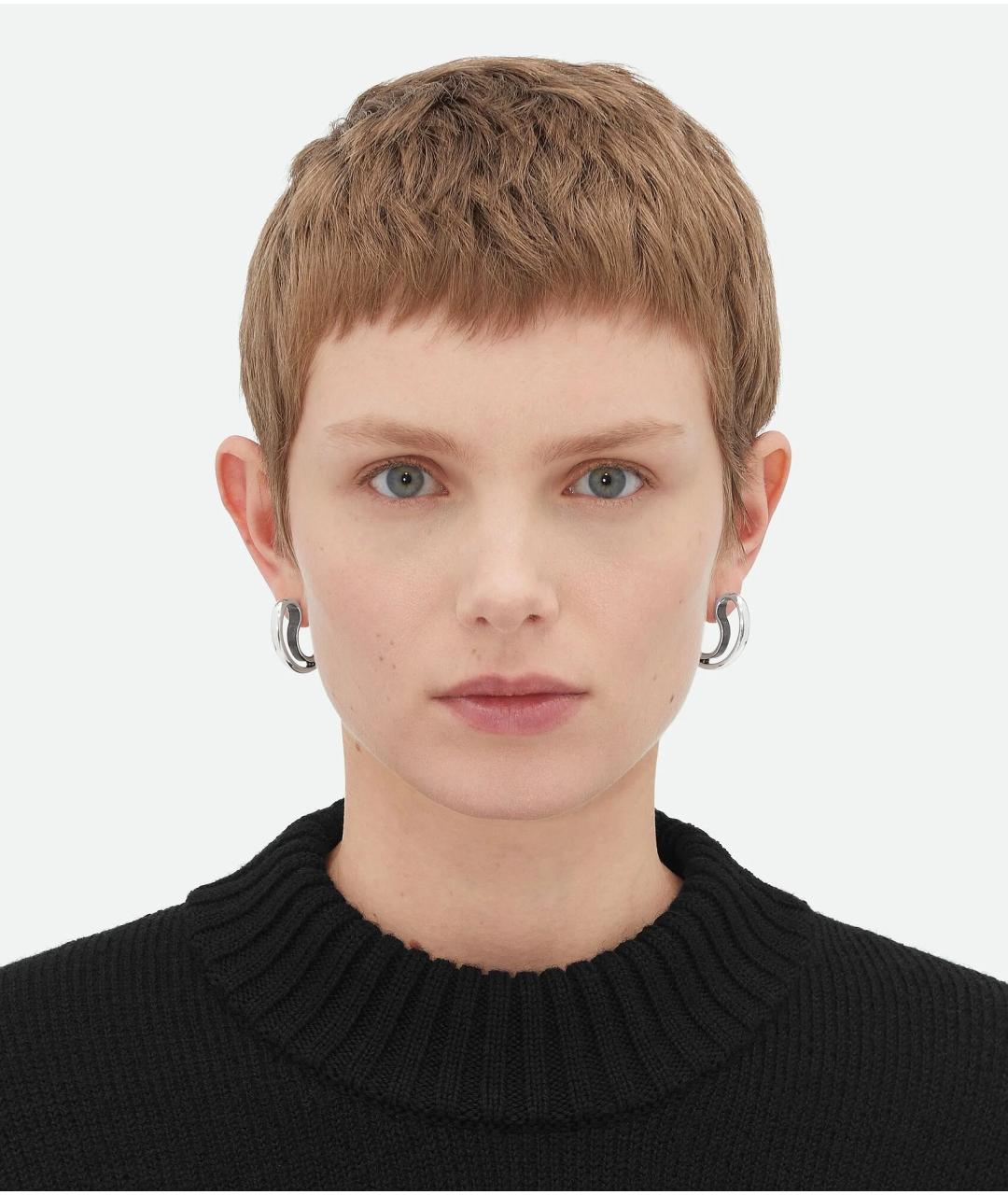 BOTTEGA VENETA Серебряные серебряные серьги, фото 2