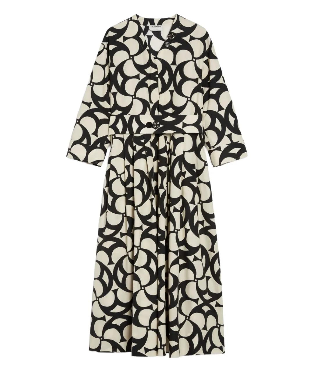 'S MAX MARA Мульти хлопковое повседневное платье, фото 1