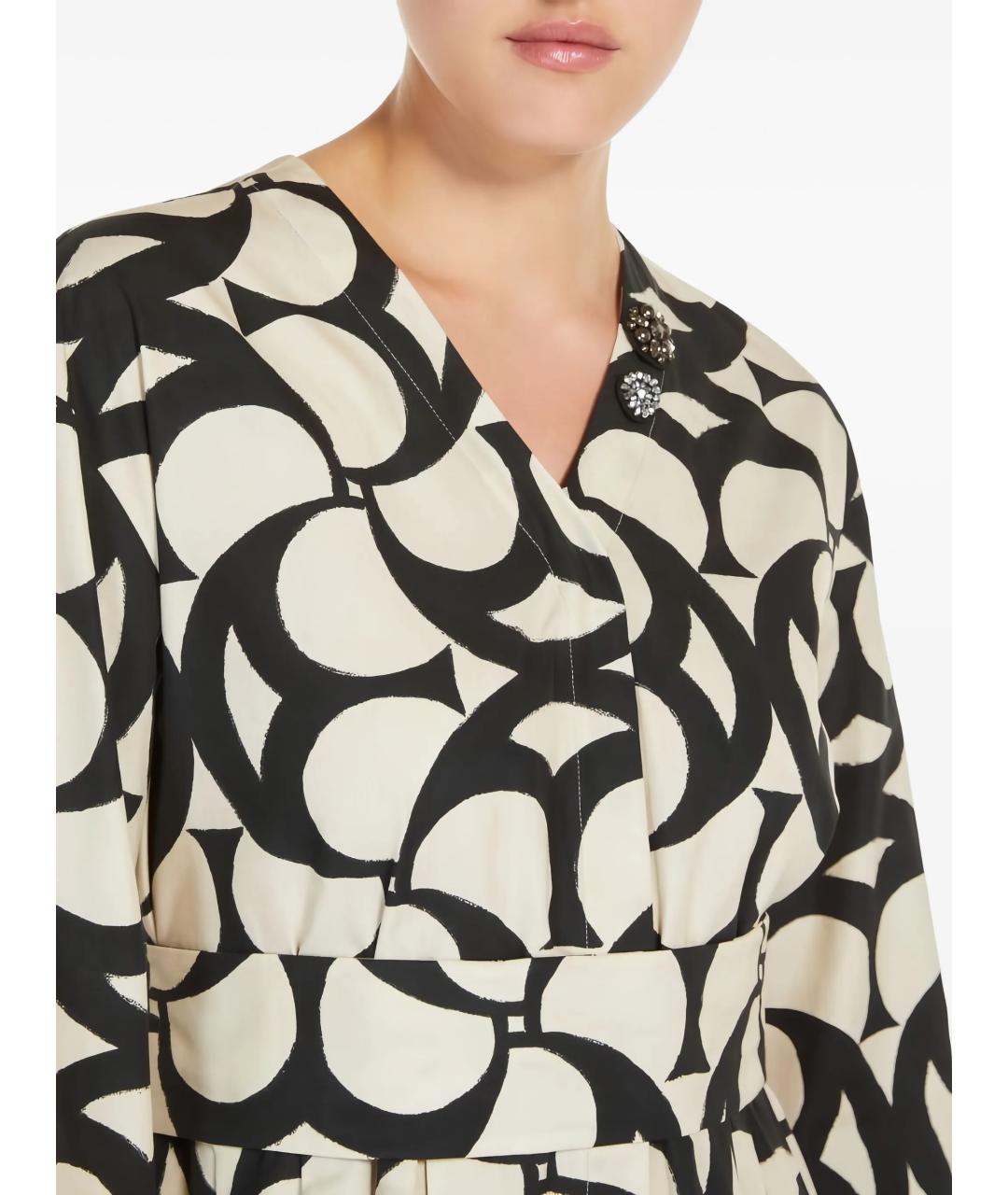 'S MAX MARA Мульти хлопковое повседневное платье, фото 4