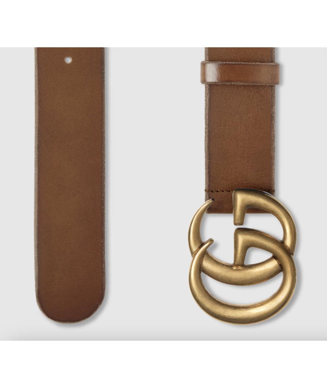 GUCCI Коричневый кожаный ремень, фото 2