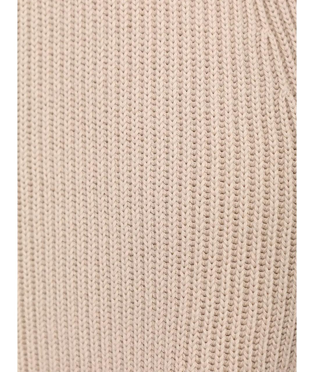 BRUNELLO CUCINELLI Бежевый хлопковый кардиган, фото 5