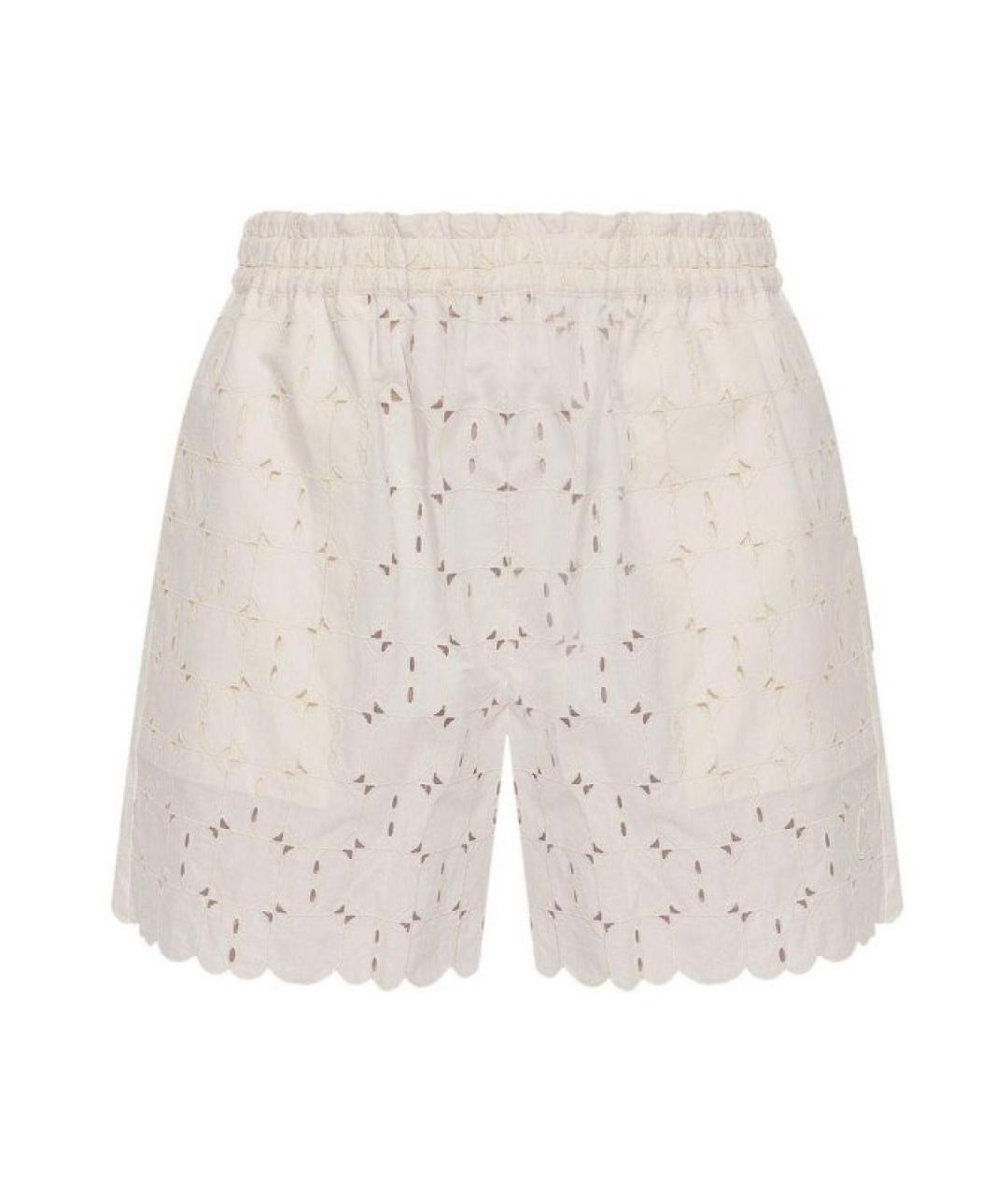 MONCLER Бежевые хлопковые шорты, фото 1