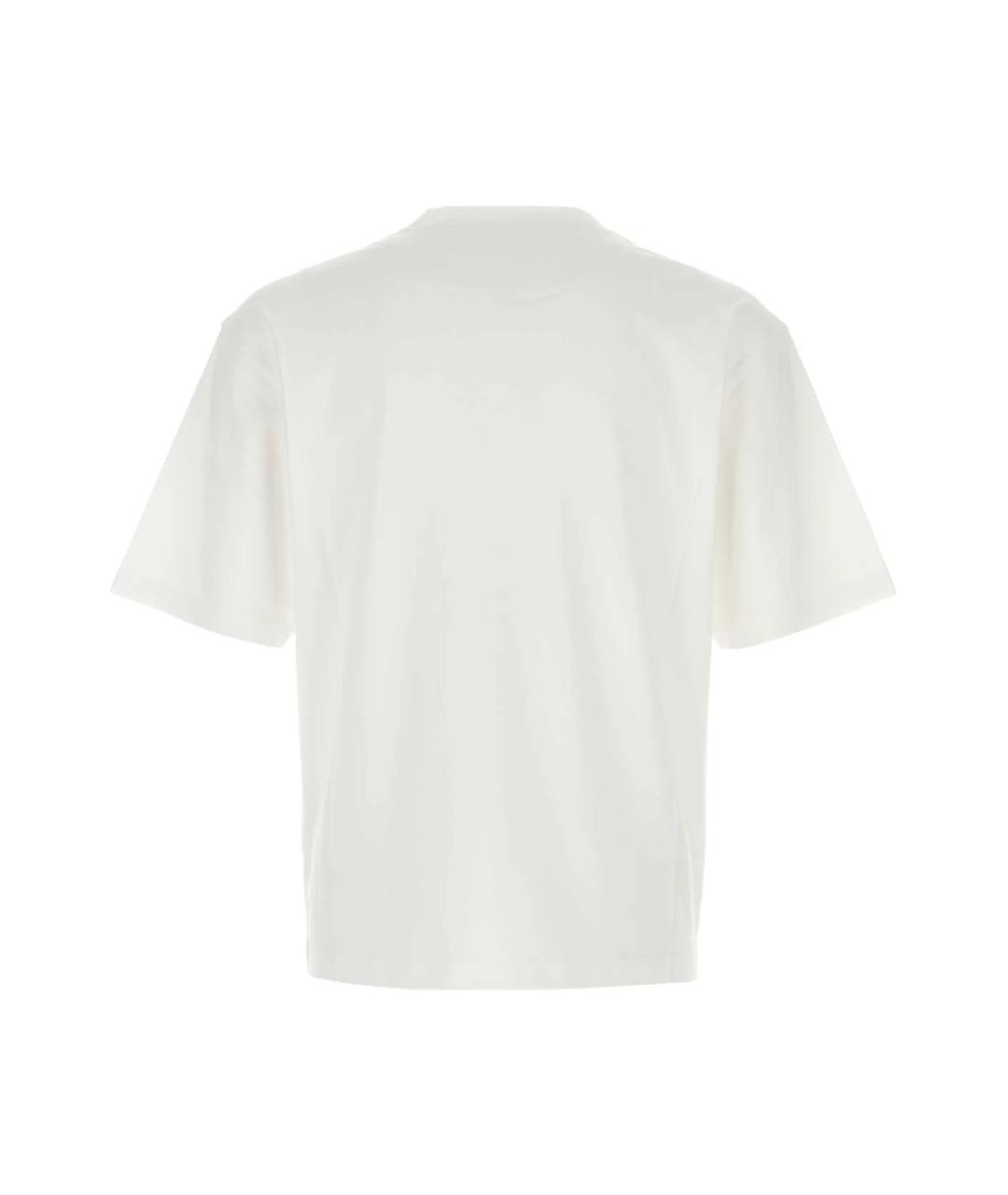 PRADA Белая хлопковая футболка, фото 2
