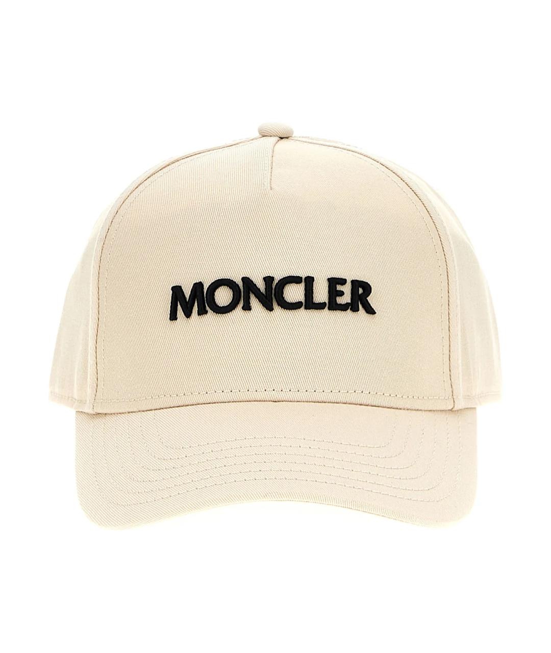 MONCLER Бежевая кепка/бейсболка, фото 1