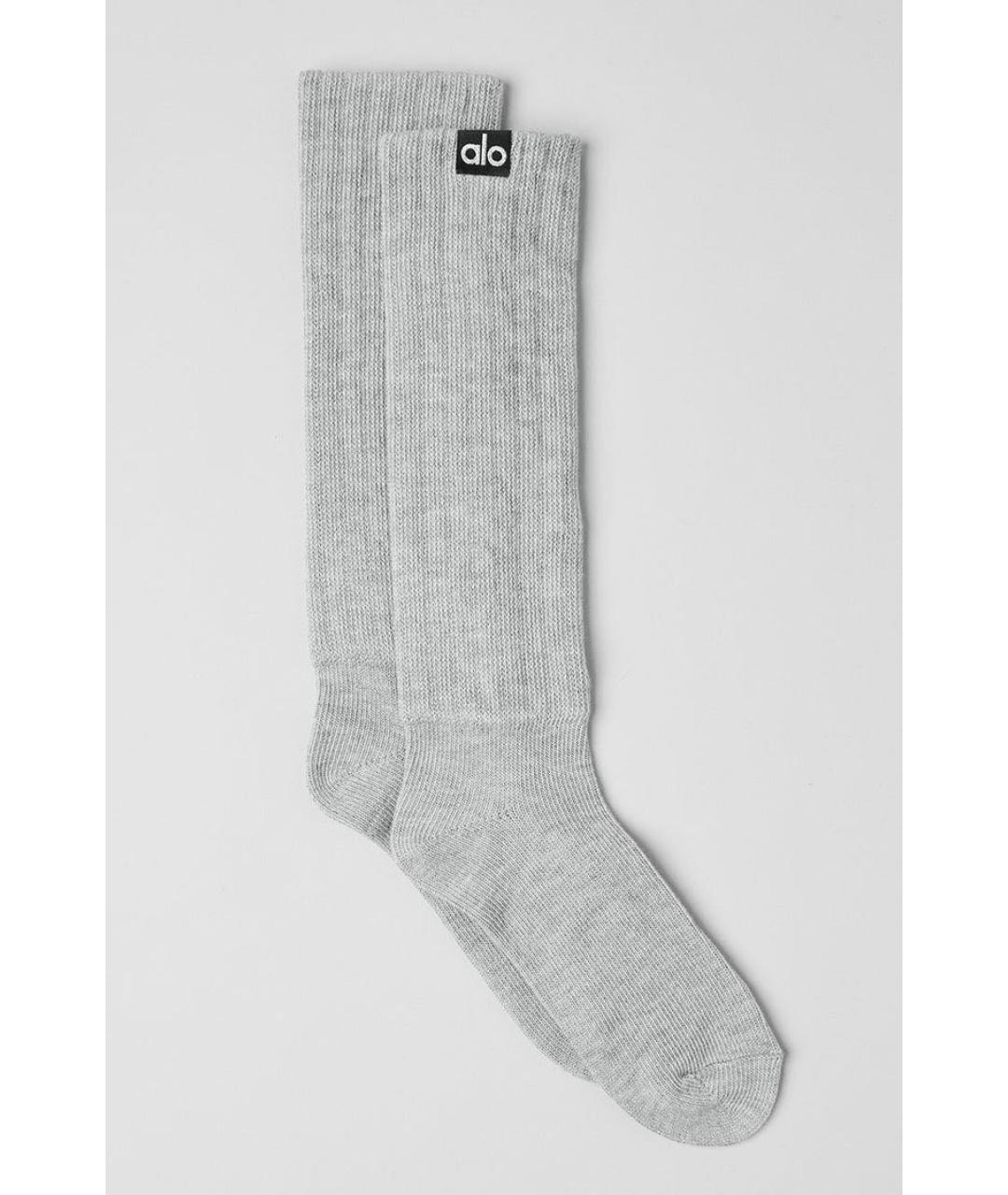 ALO YOGA Серые носки, чулки и колготы, фото 4