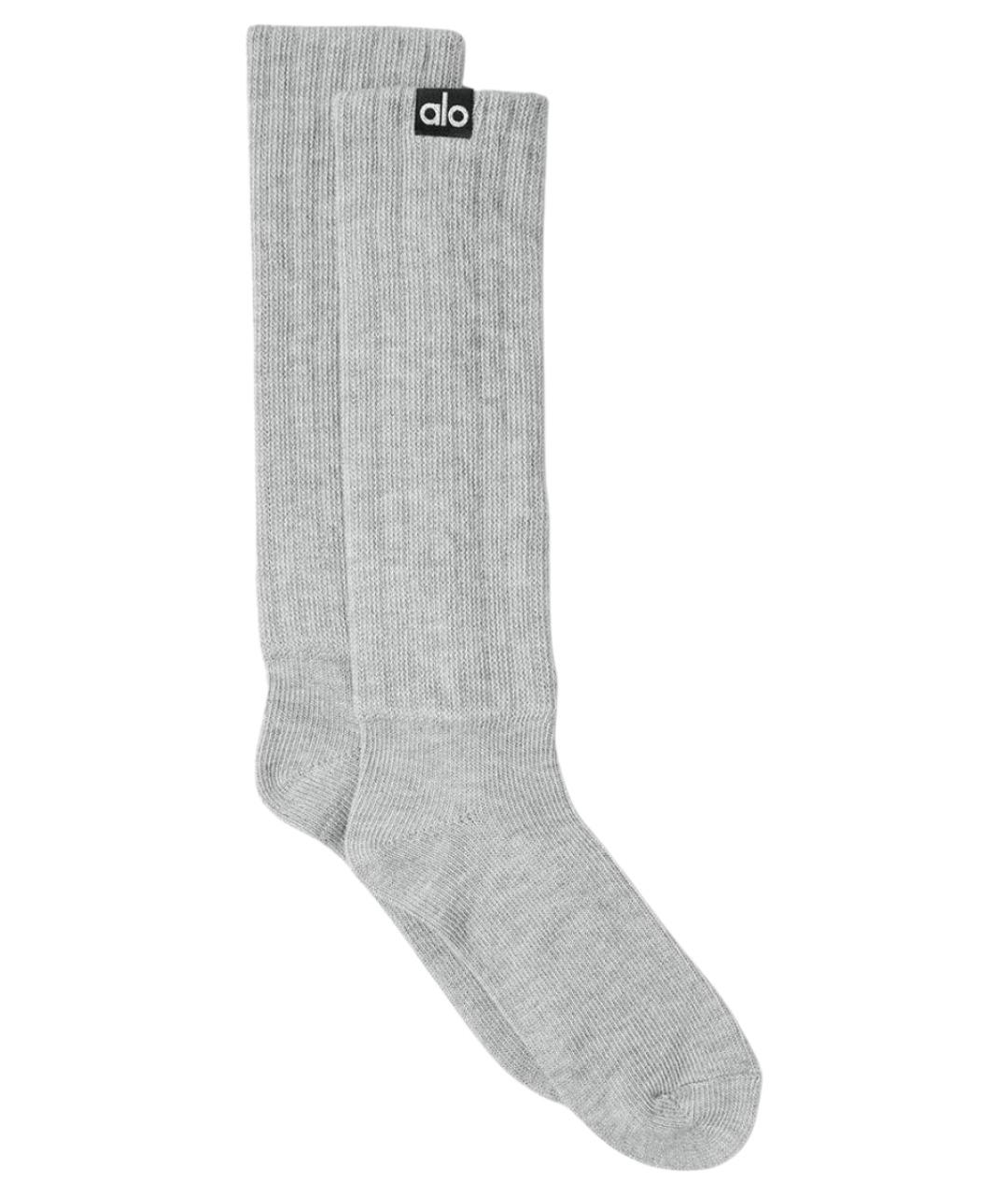 ALO YOGA Серые носки, чулки и колготы, фото 1