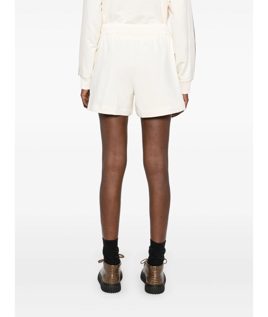 MONCLER Бежевые хлопковые шорты, фото 5