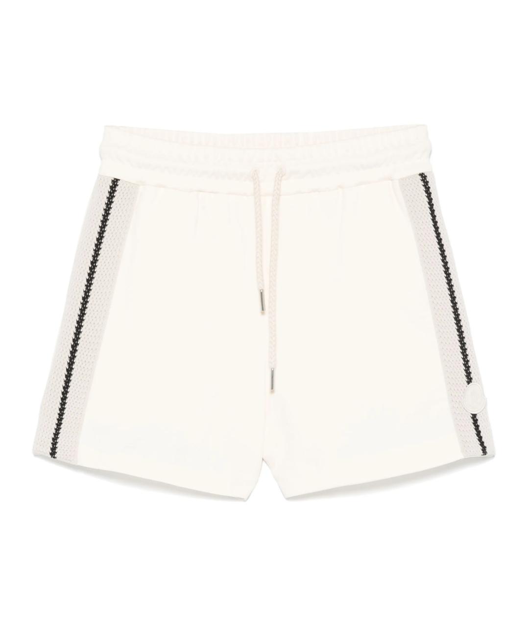 MONCLER Бежевые хлопковые шорты, фото 1