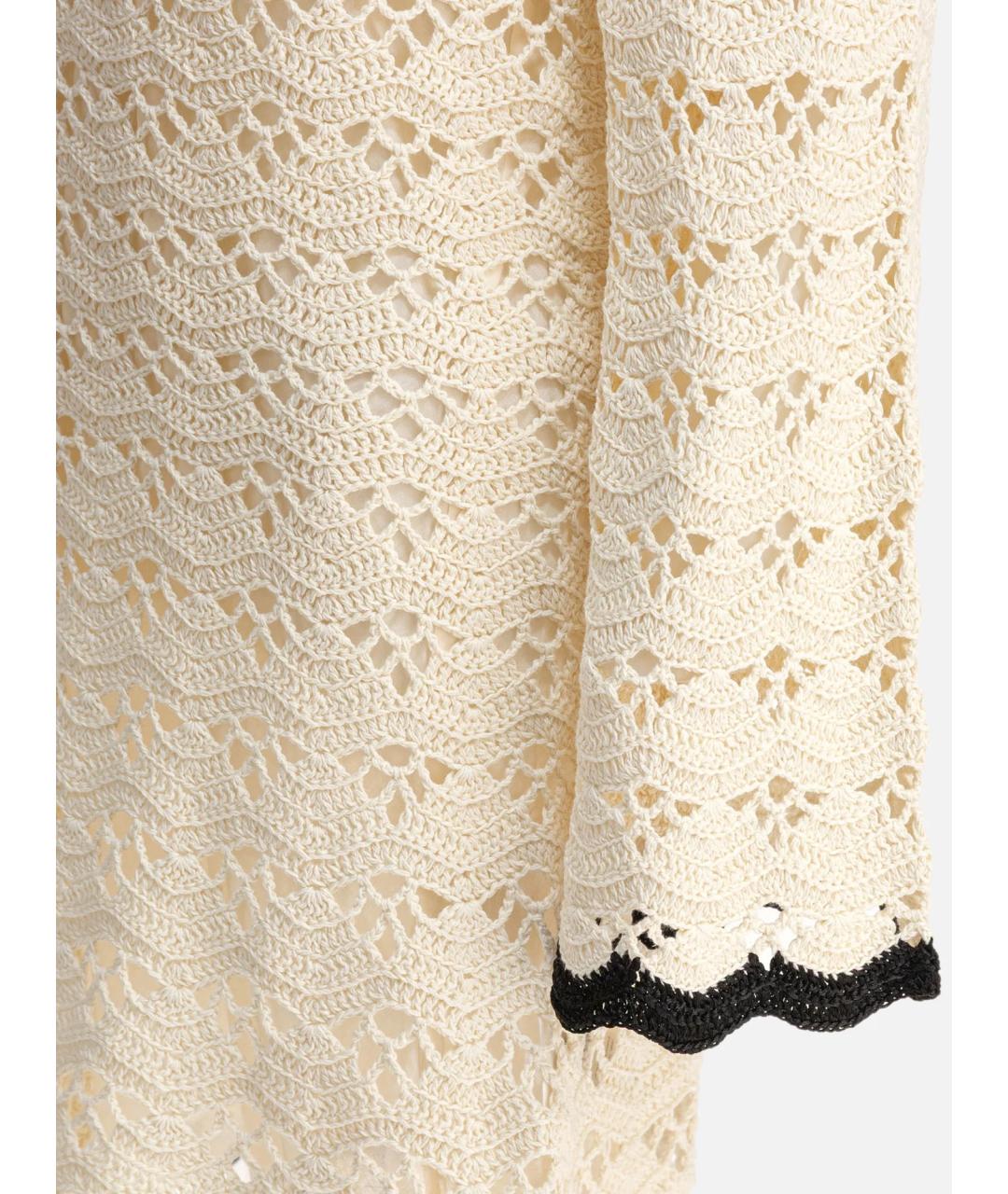 ZIMMERMANN Бежевое хлопковое платье, фото 4