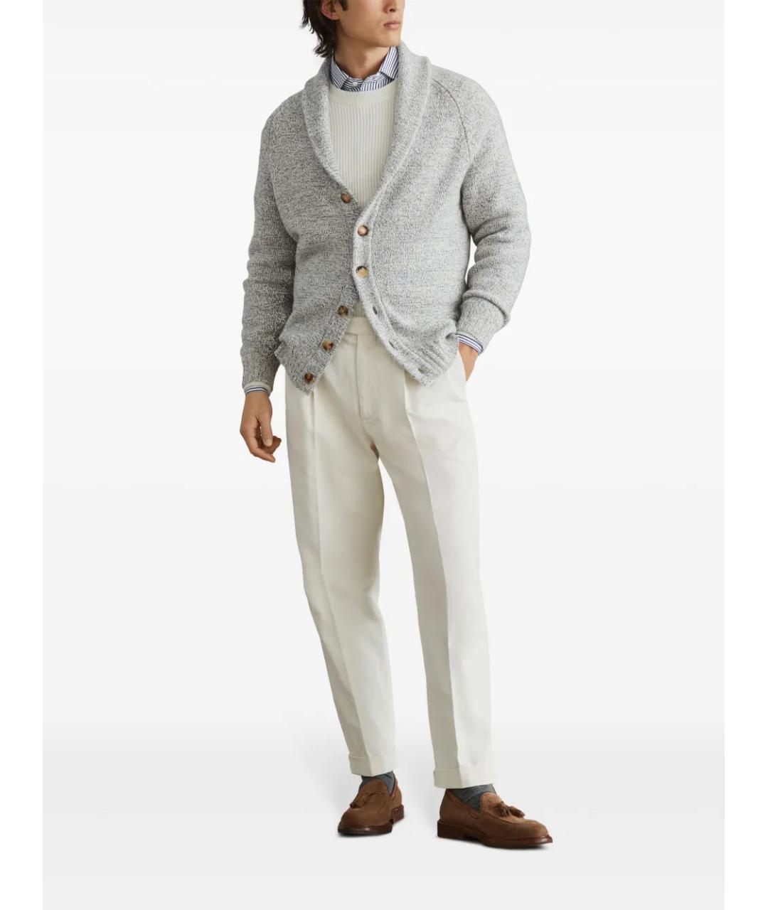 BRUNELLO CUCINELLI Мульти кашемировый кардиган, фото 2