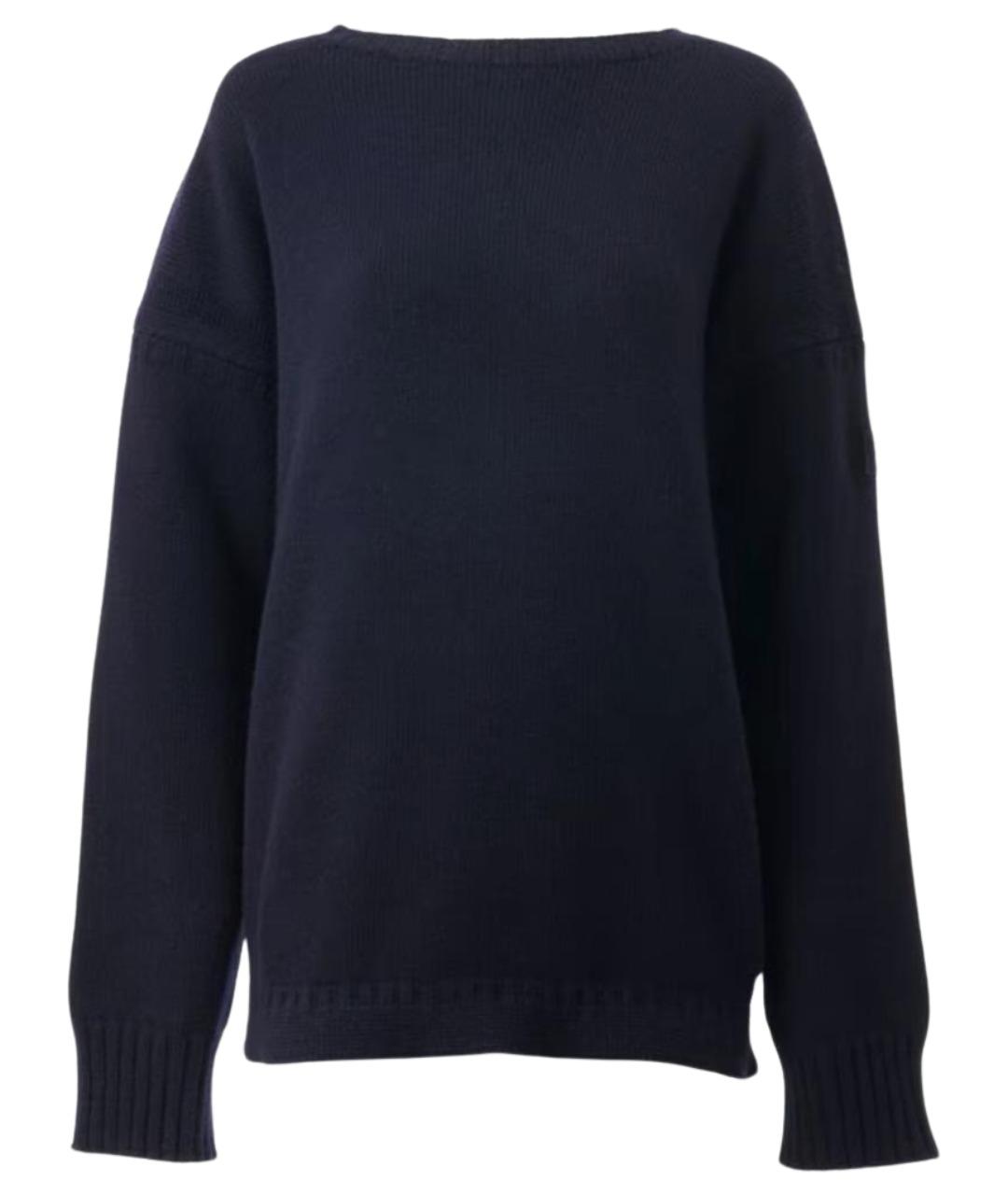 CHLOE Темно-синий шерстяной джемпер / свитер, фото 1