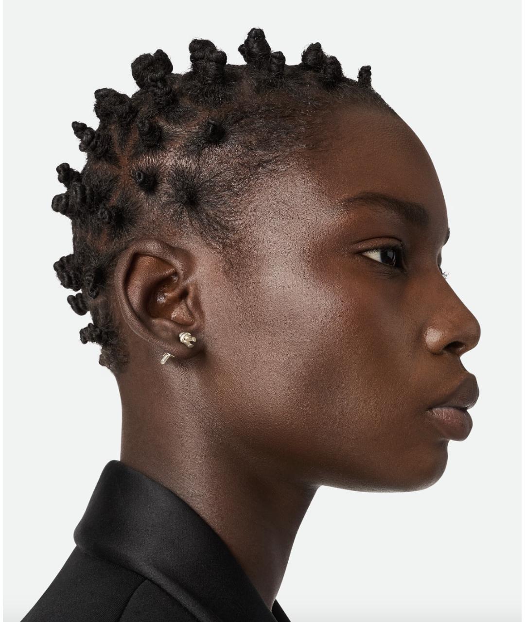 BOTTEGA VENETA Серебряные серебряные серьги, фото 2