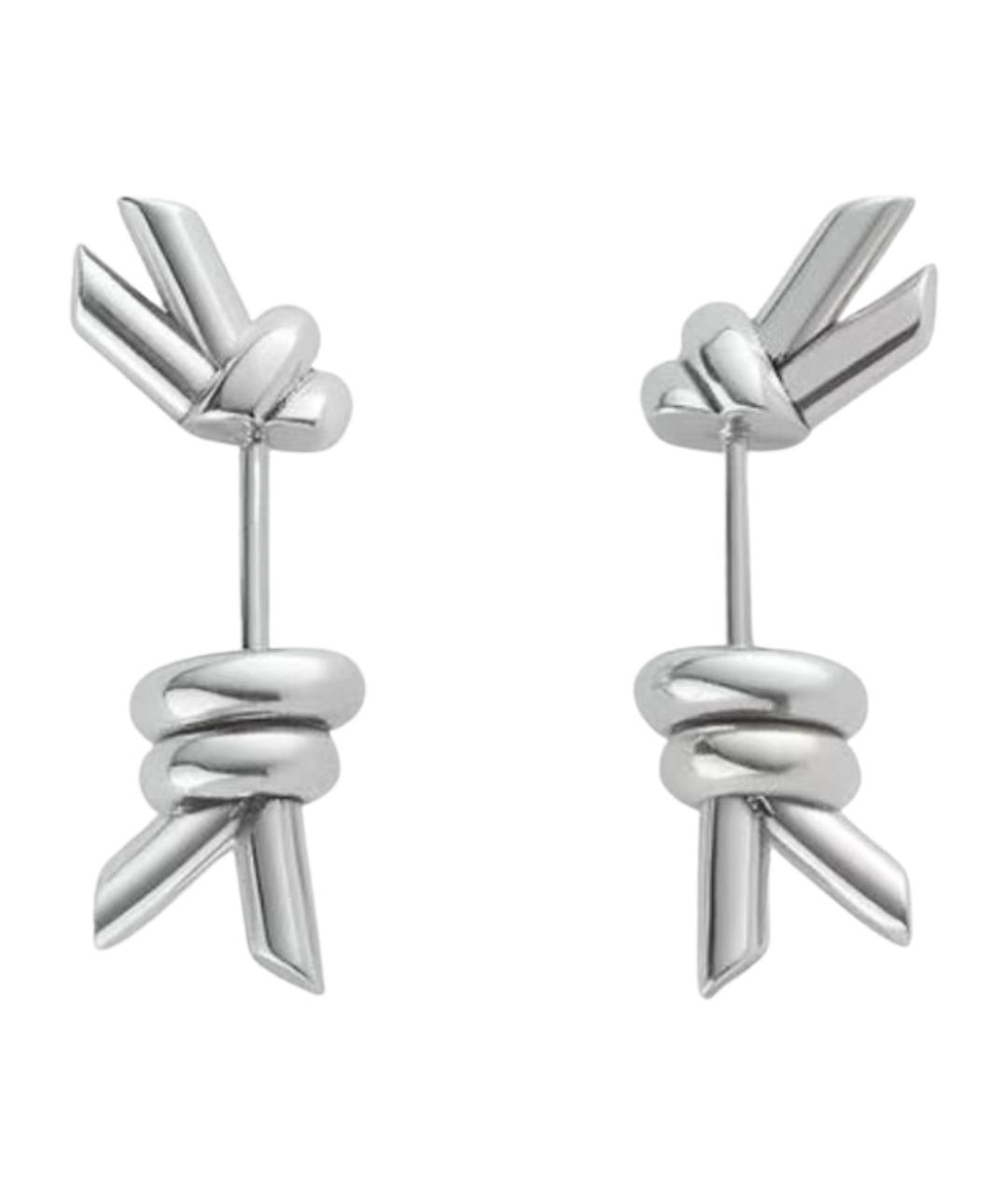 BOTTEGA VENETA Серебряные серебряные серьги, фото 1