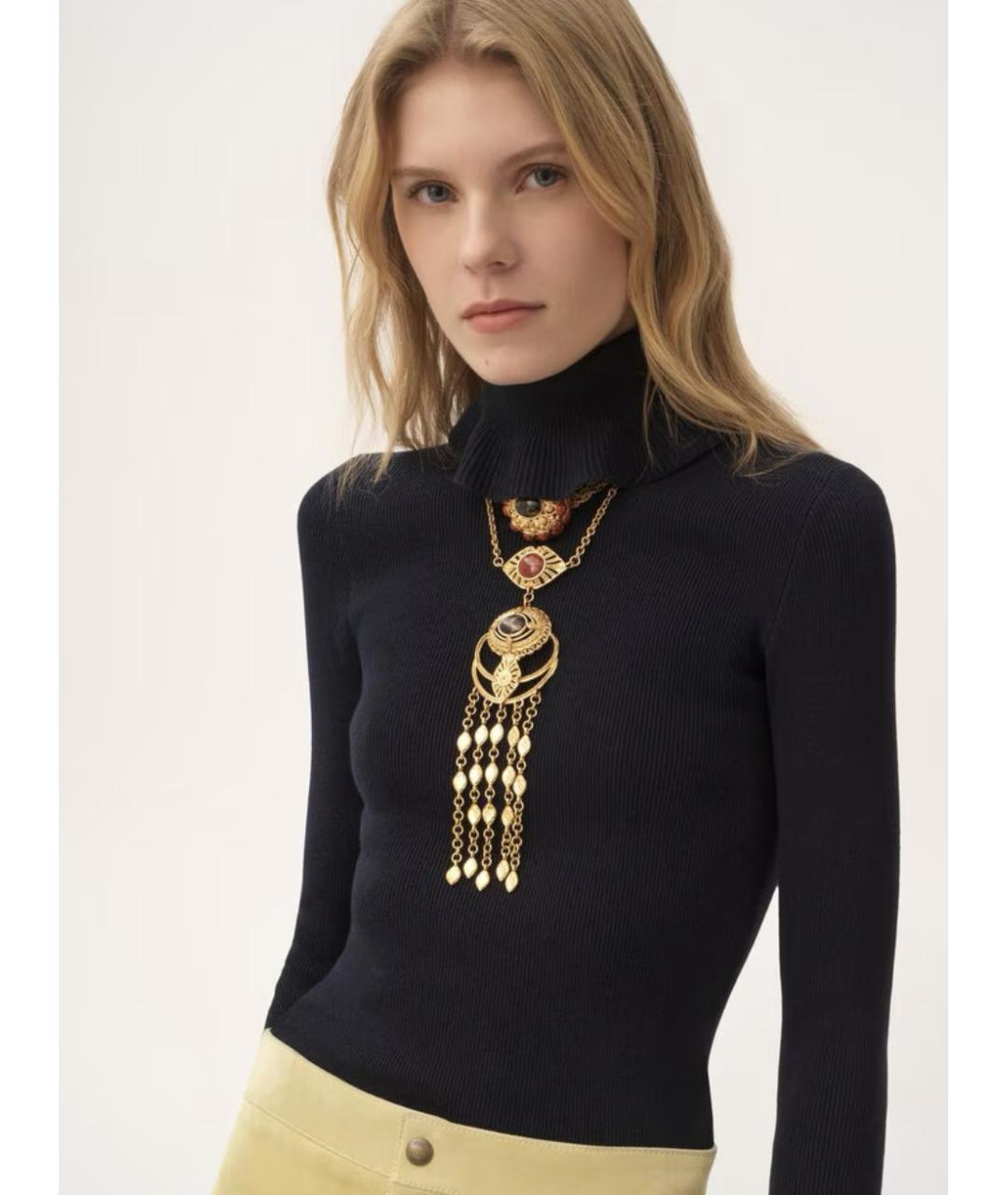 CHLOE Темно-синяя водолазка, фото 3