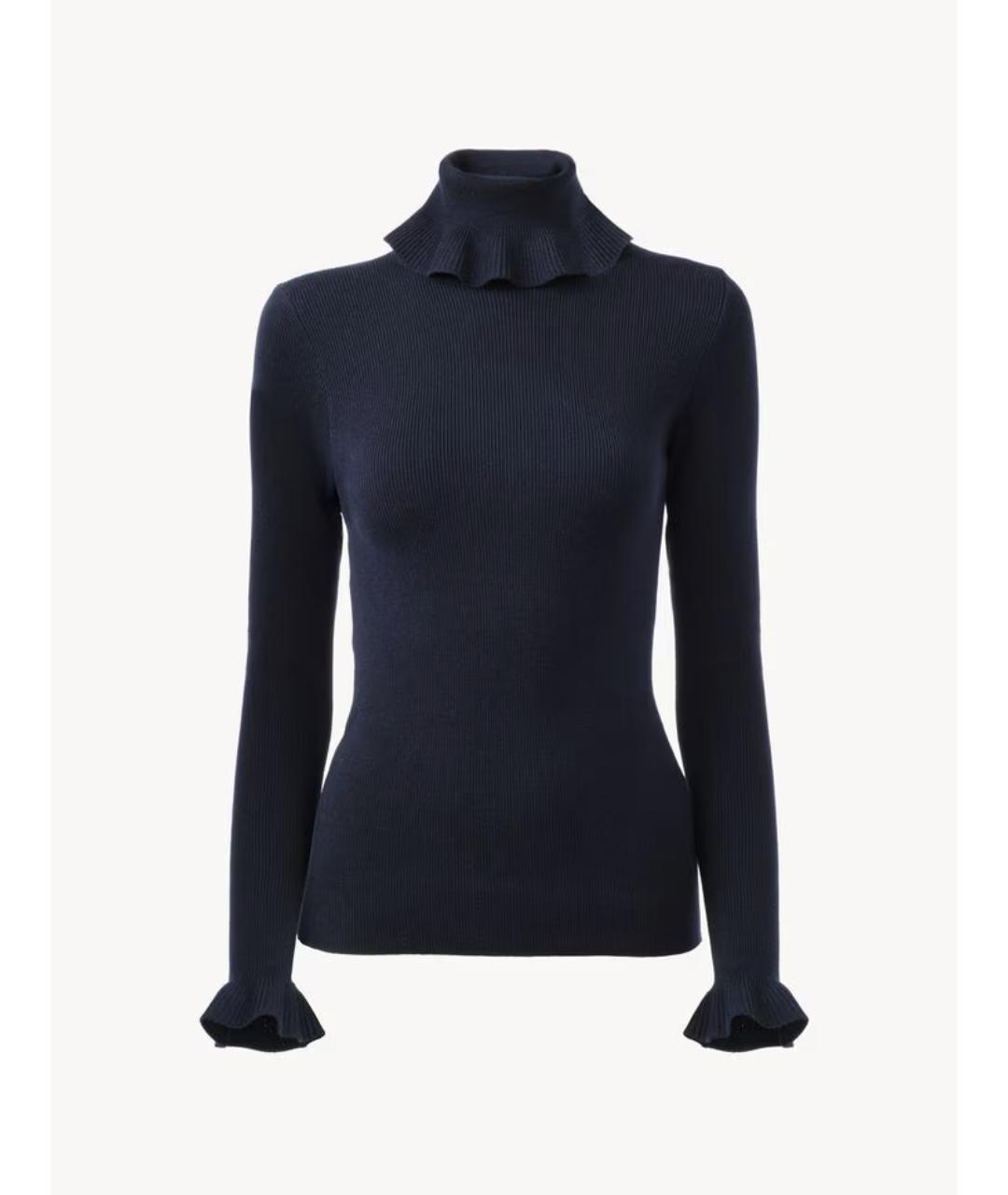 CHLOE Темно-синяя водолазка, фото 6