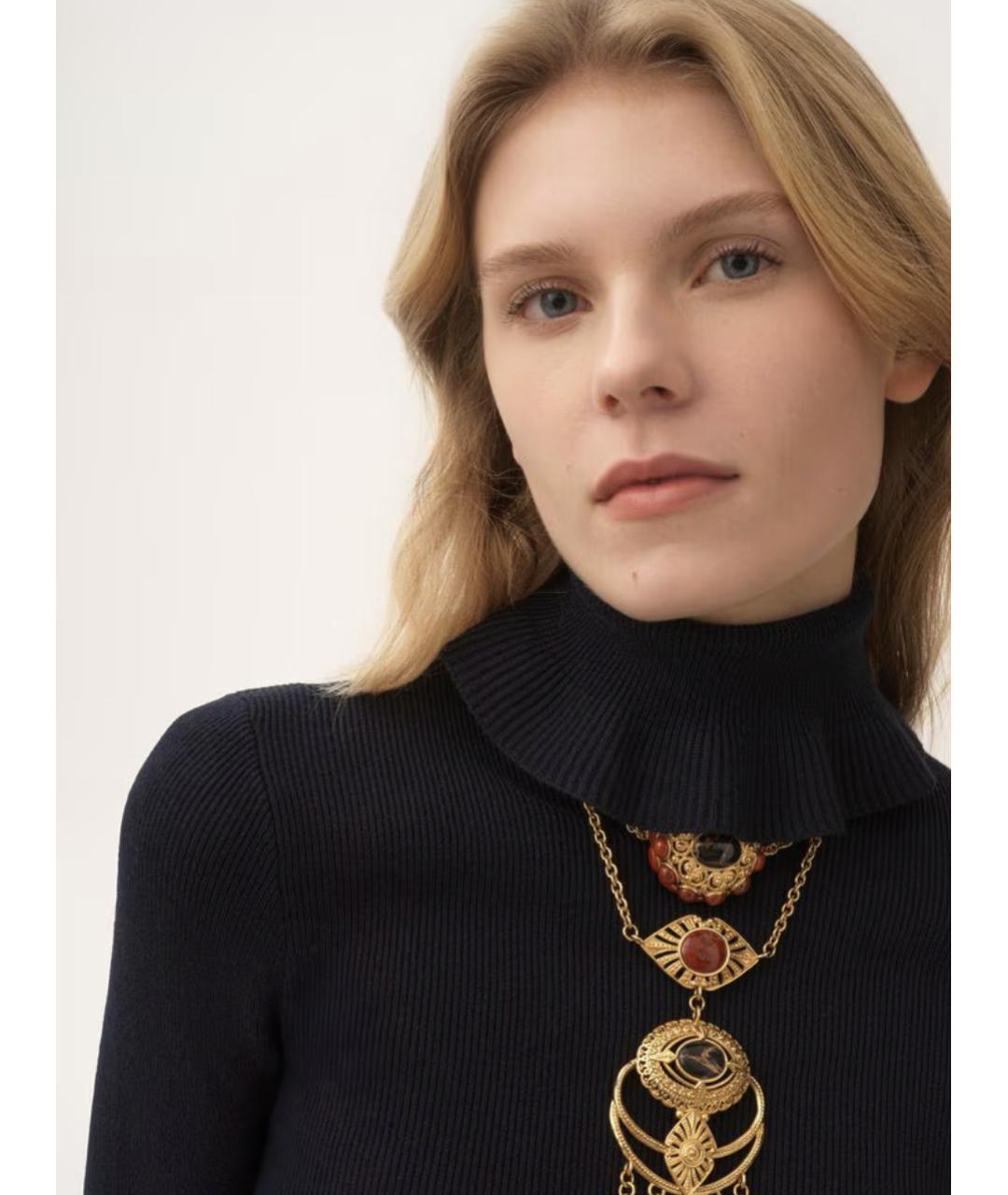 CHLOE Темно-синяя водолазка, фото 5