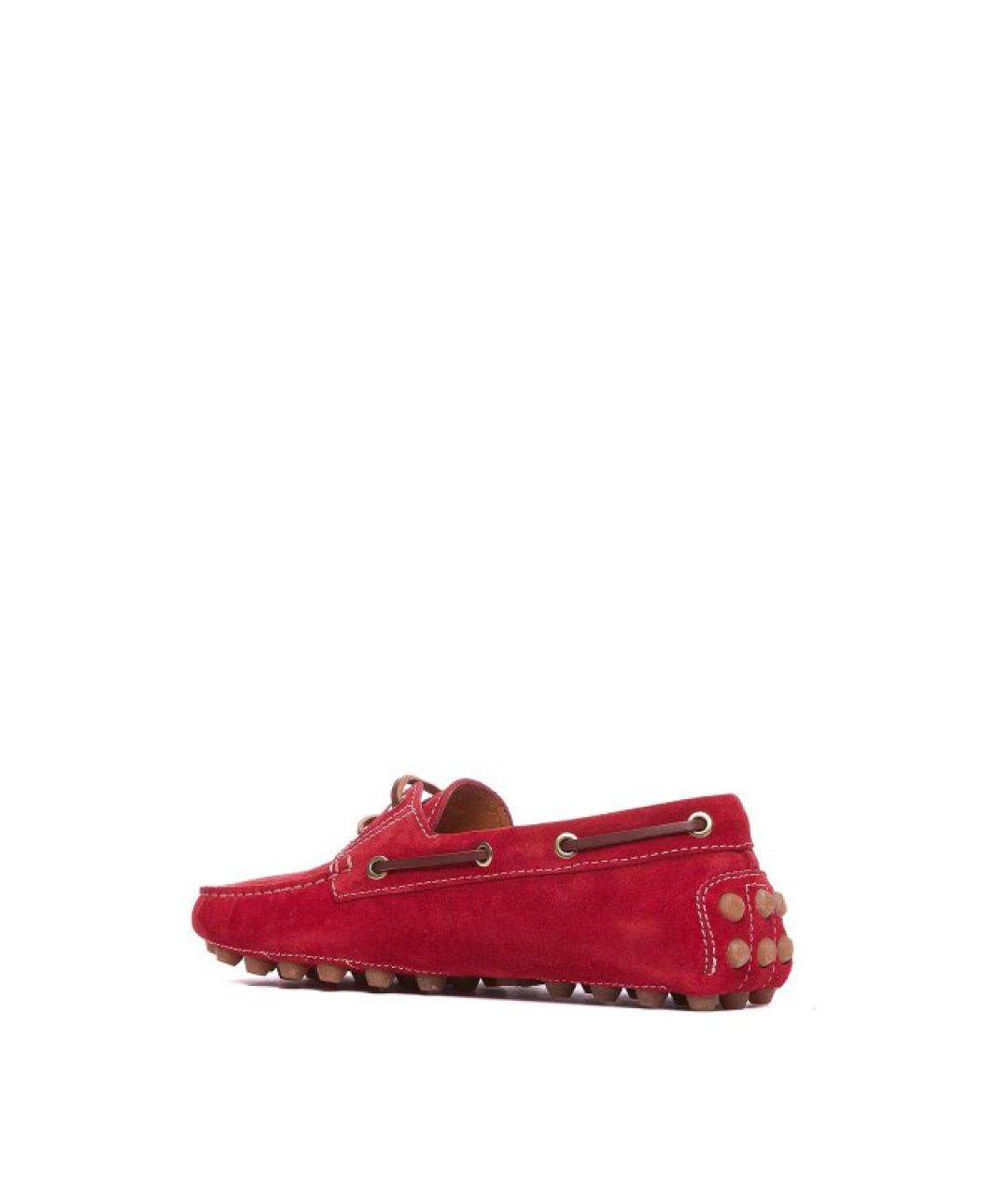 TOD'S Красные замшевые мокасины, фото 3