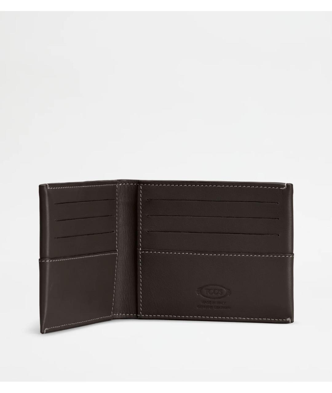 TOD'S Коричневый кошелек, фото 4