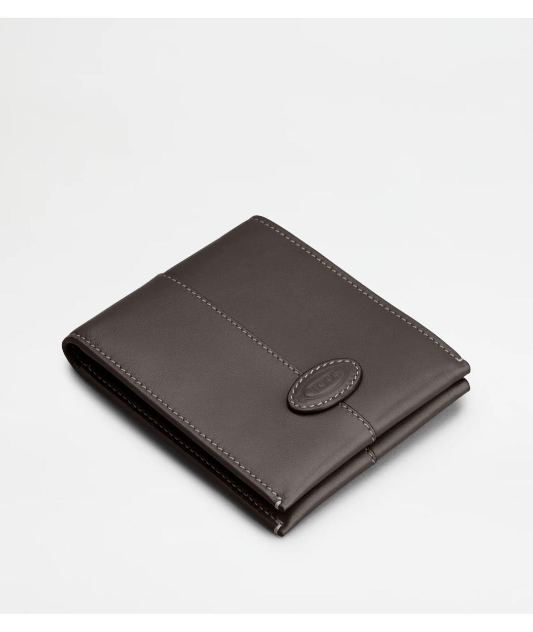 TOD'S Коричневый кошелек, фото 3