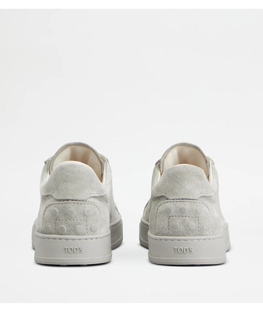 TOD'S Серые замшевые кеды, фото 3