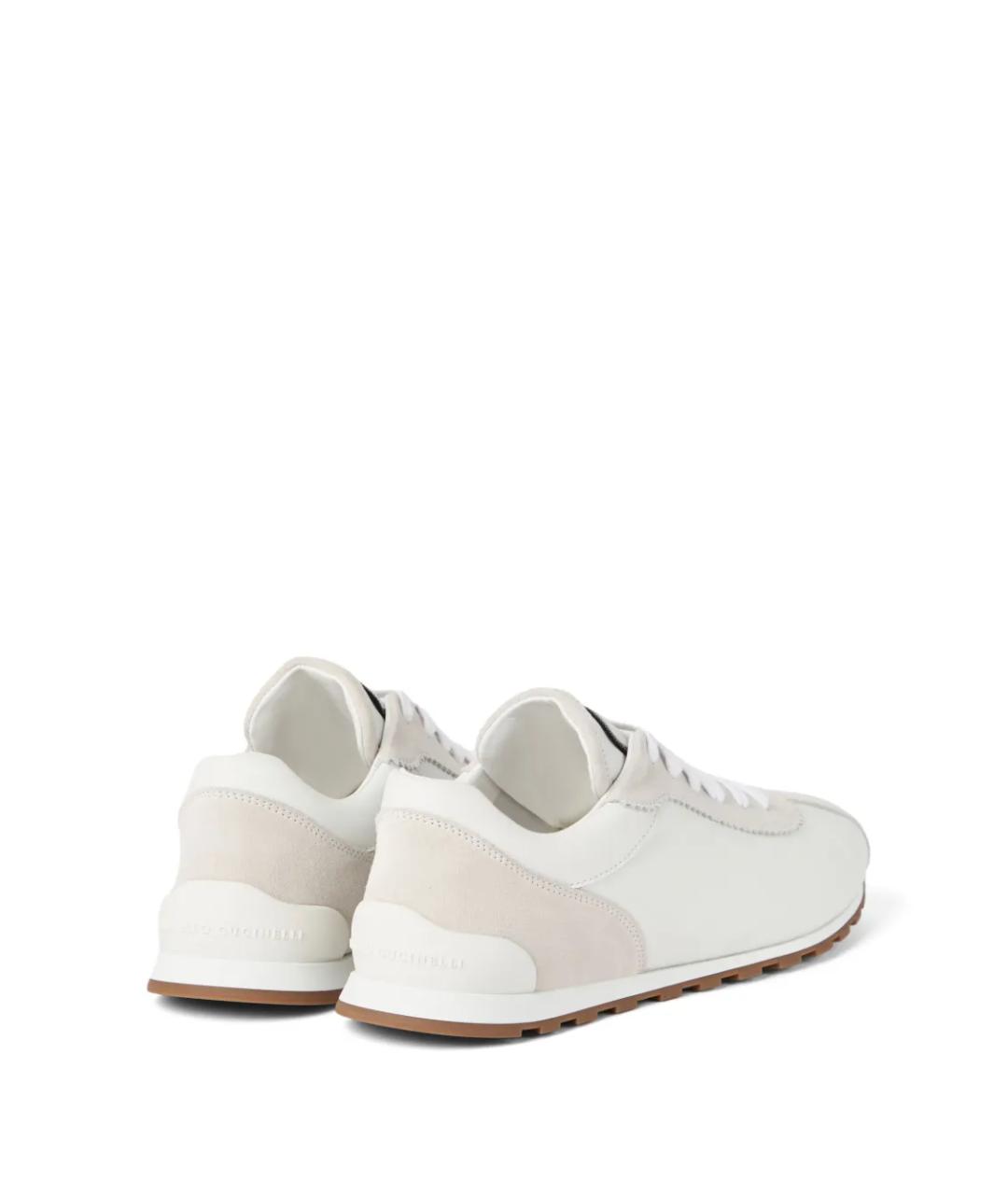BRUNELLO CUCINELLI Белые кроссовки, фото 3