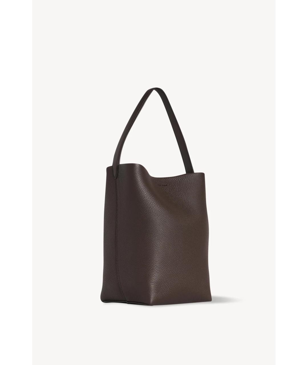 THE ROW Коричневая кожаная сумка через плечо, фото 2