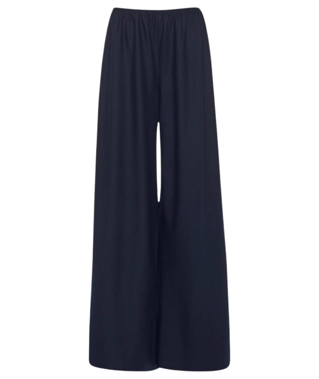 THE ROW Темно-синие прямые брюки, фото 1