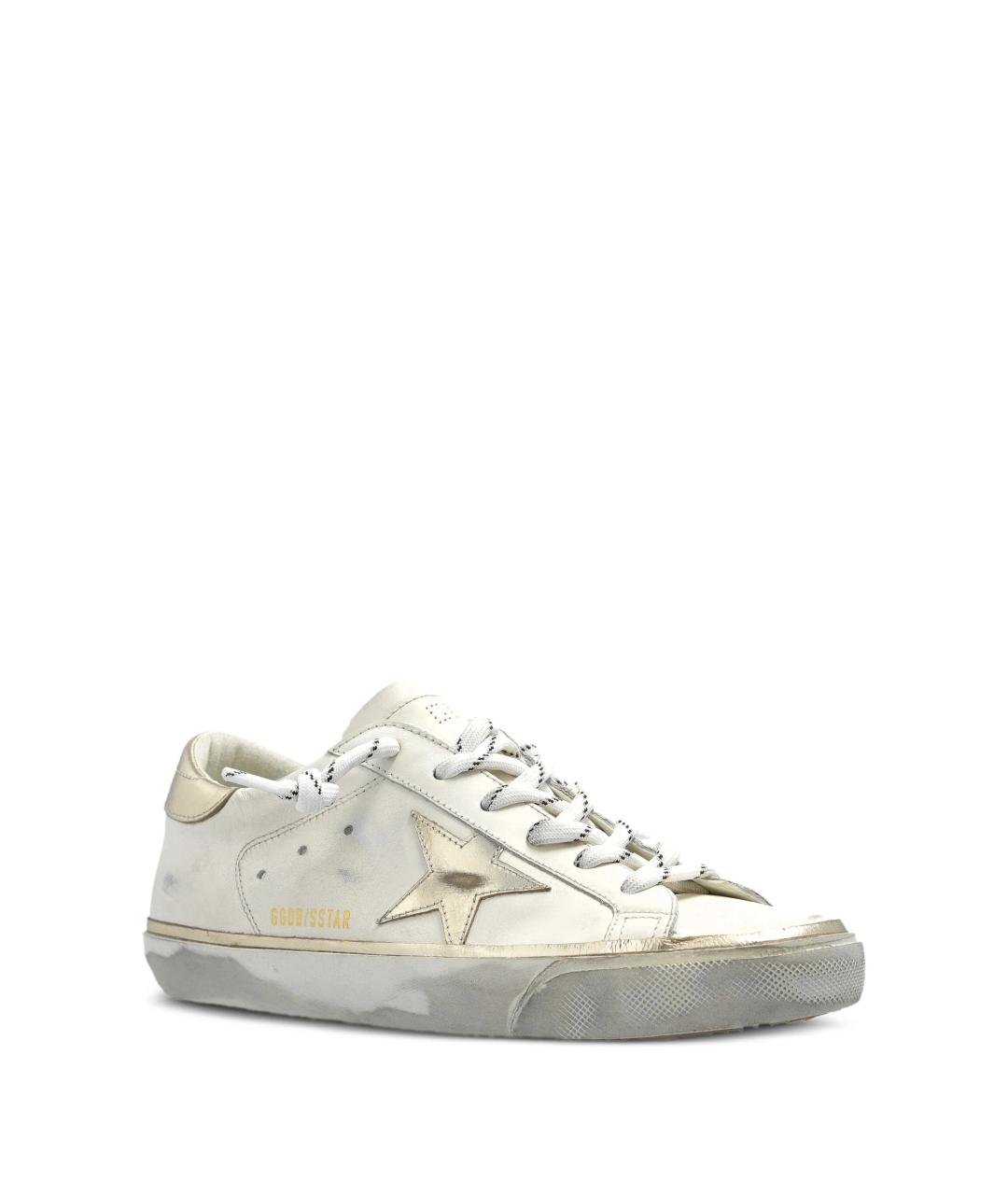 GOLDEN GOOSE DELUXE BRAND Белые кожаные кеды, фото 4