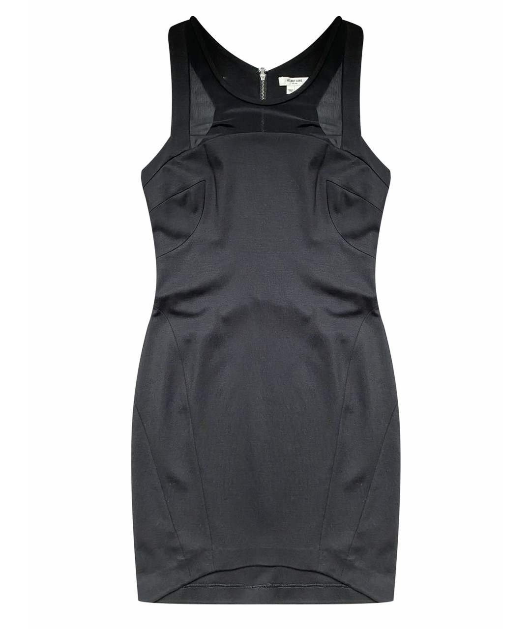 HELMUT LANG Черное полиэстеровое вечернее платье, фото 1