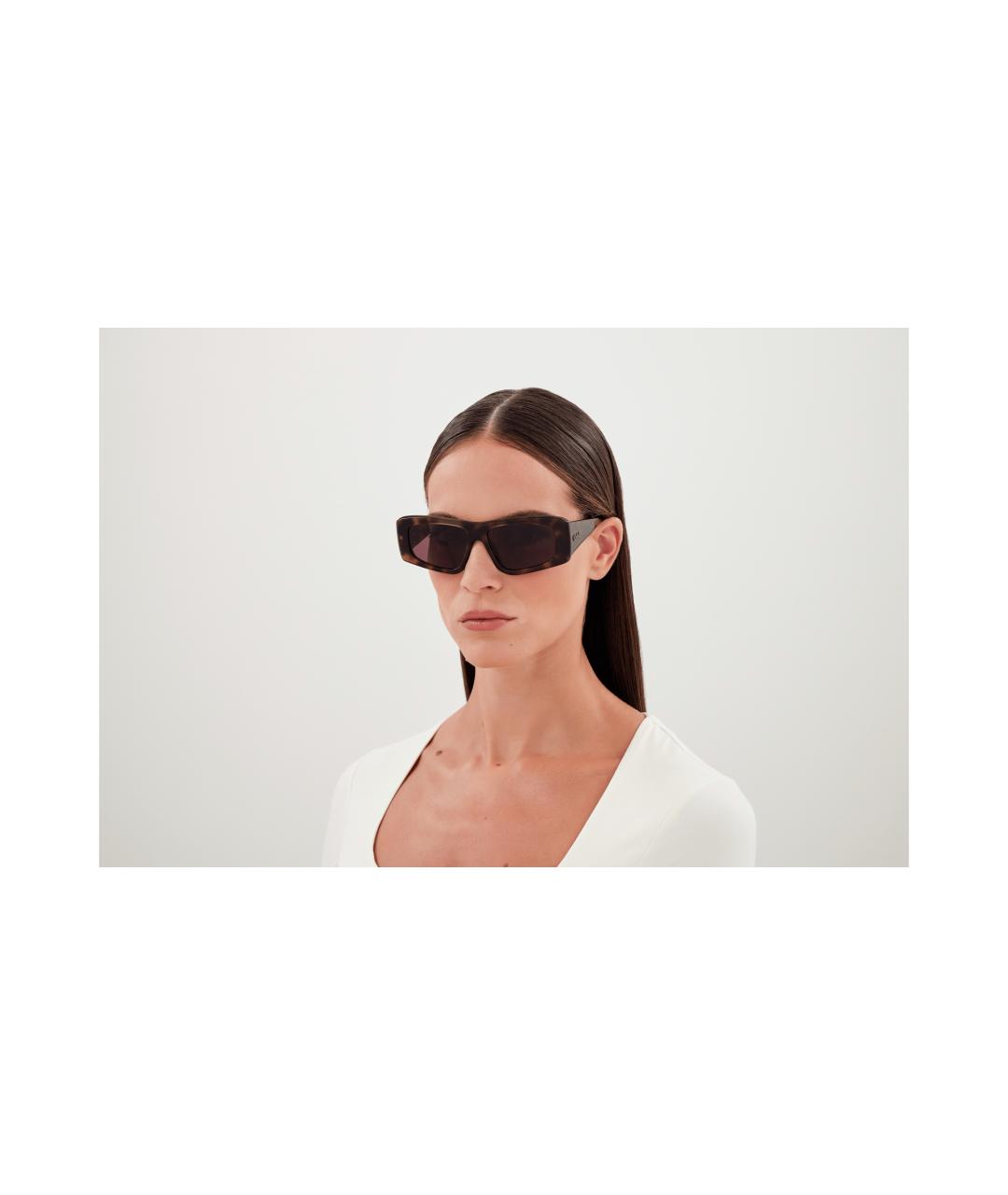 CHLOE Коричневые солнцезащитные очки, фото 4