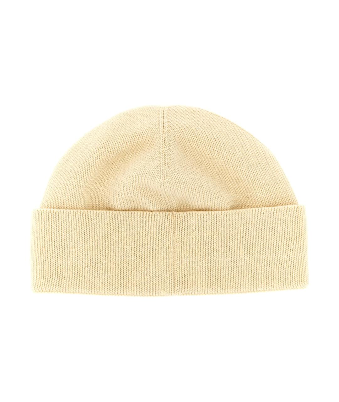 VALENTINO Бежевая хлопковая шапка, фото 2
