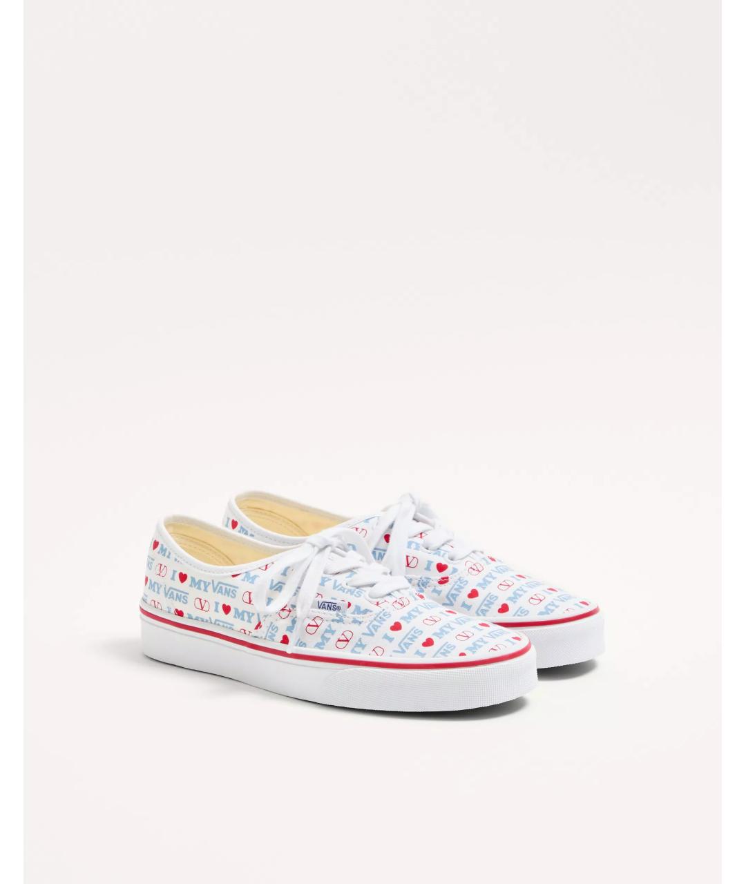 VALENTINO Белые текстильные кеды, фото 4