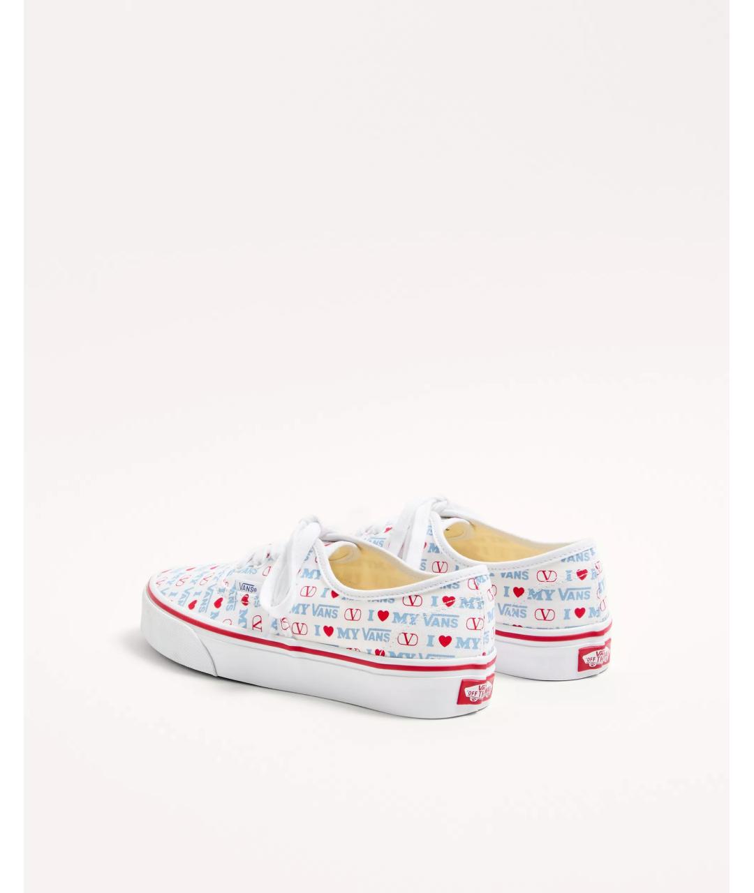 VALENTINO Белые текстильные кеды, фото 2